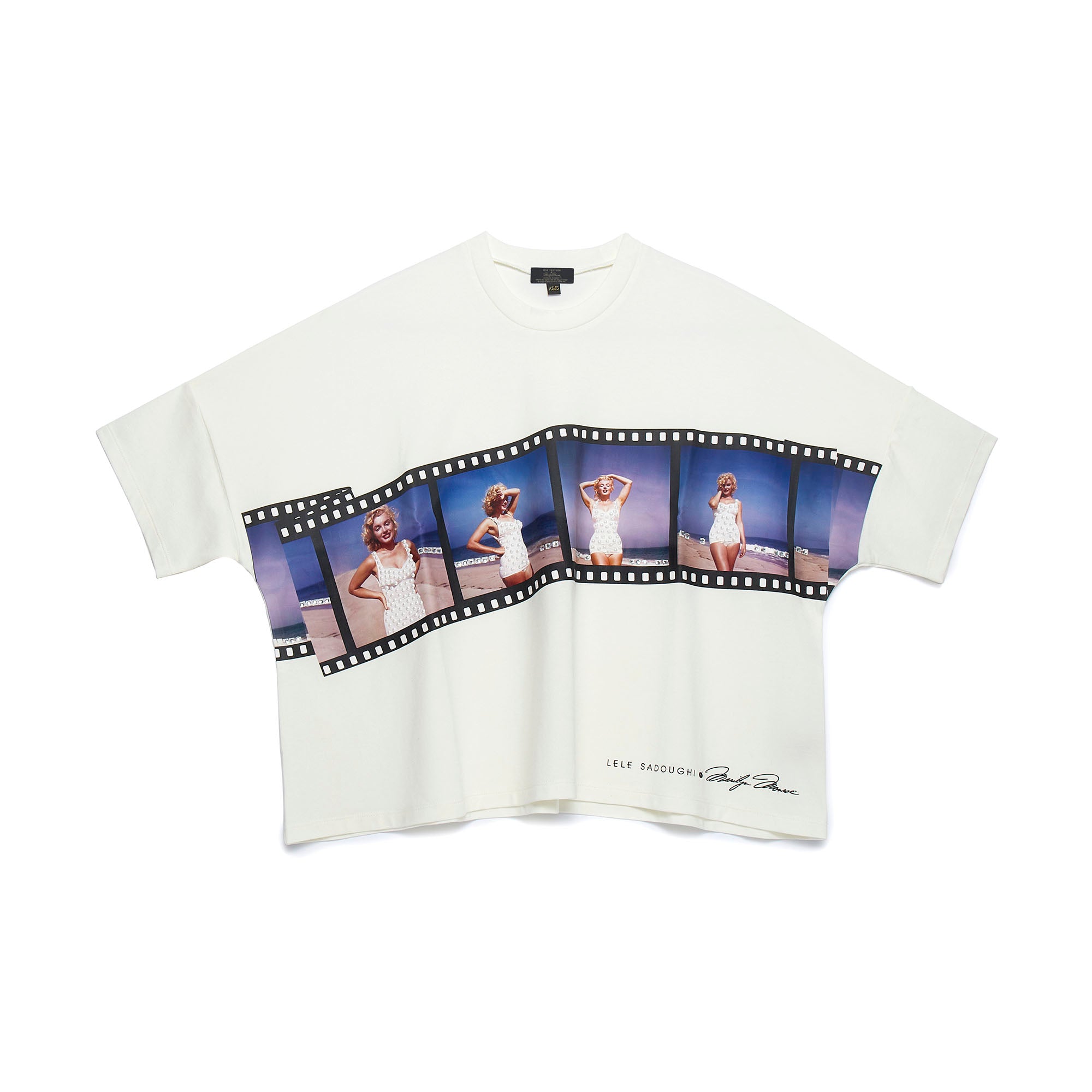 Lele Sadoughi X Marilyn Monroe Film Strip Tee