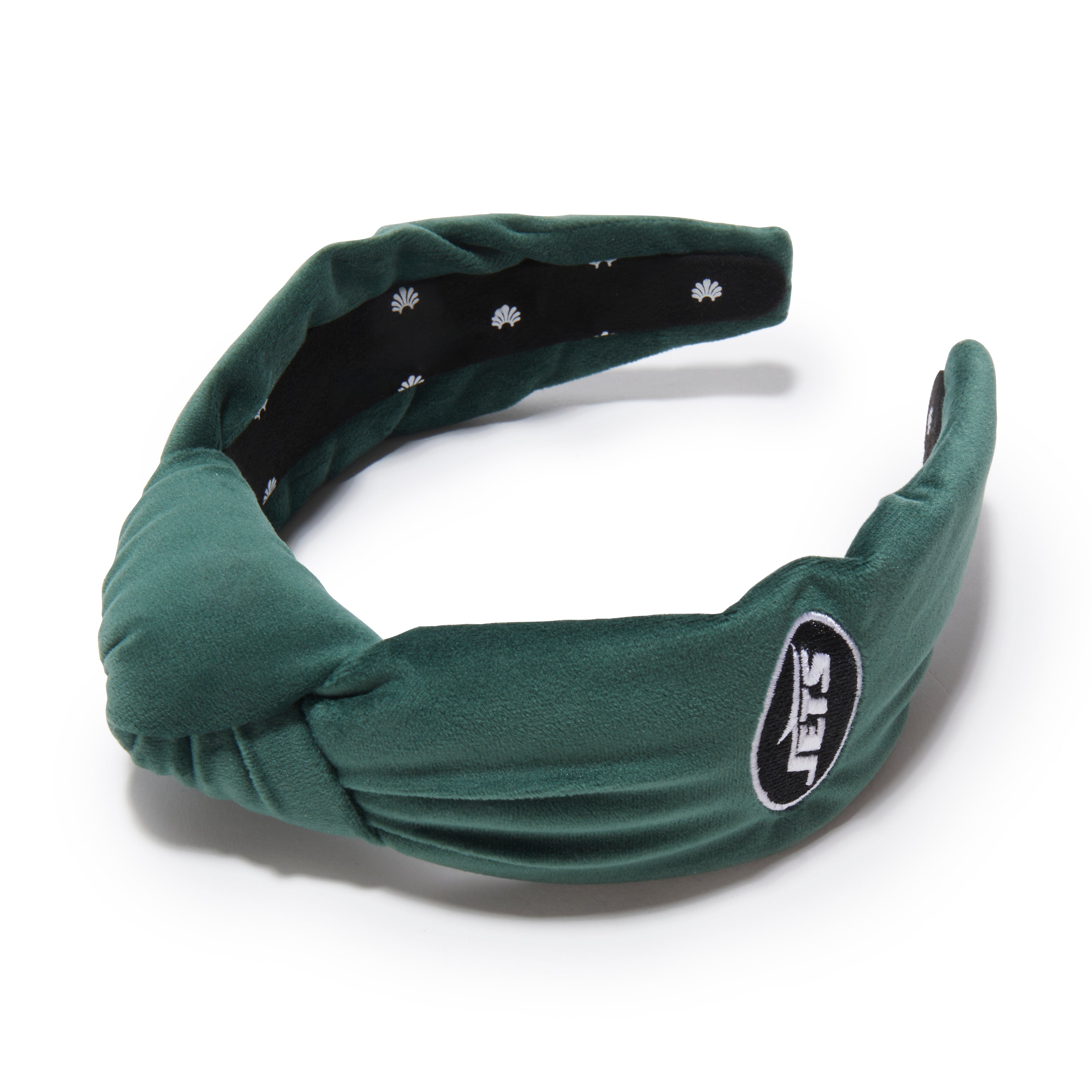 New York Jets Embroidered Knotted Headband