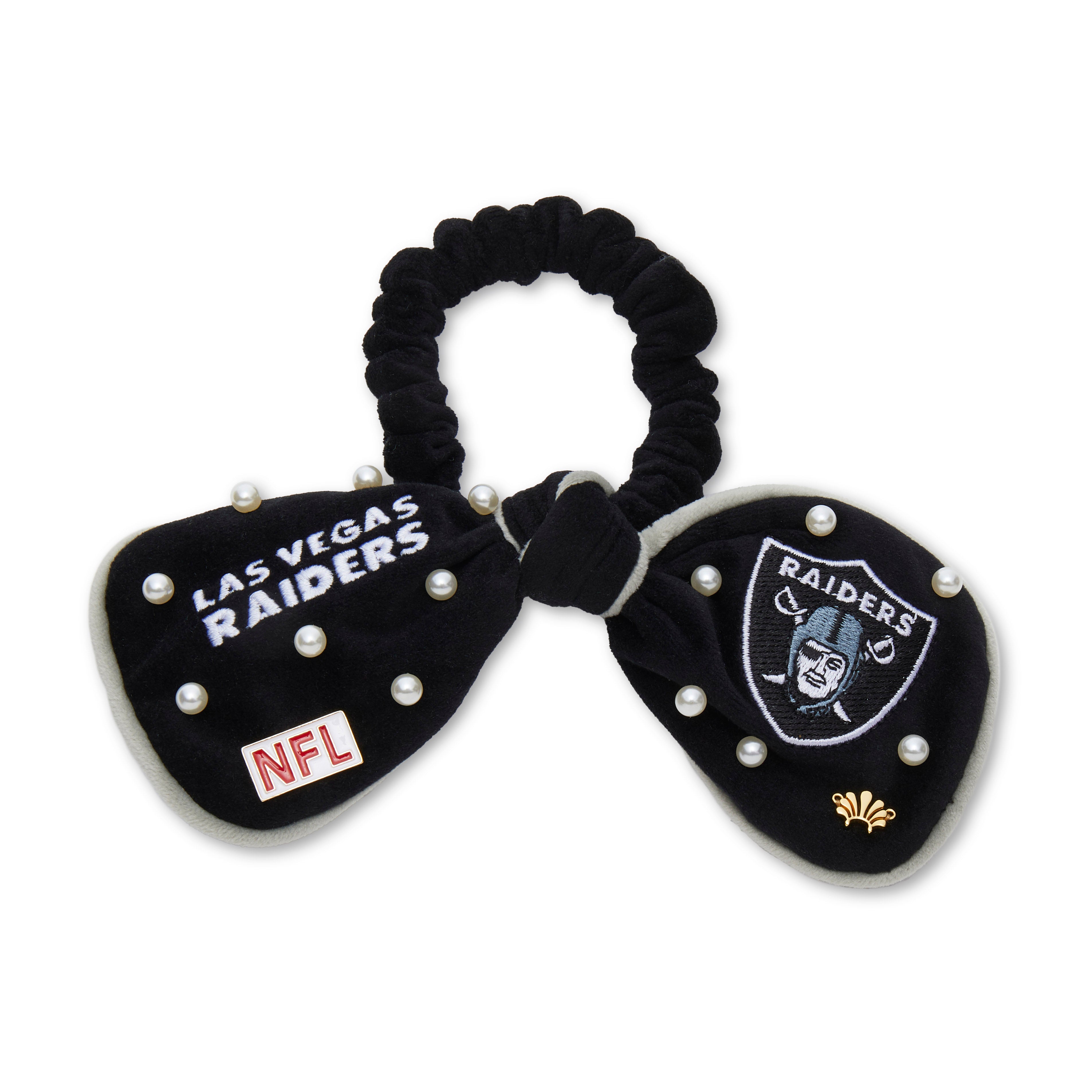 Las Vegas Raiders Bow Scrunchie