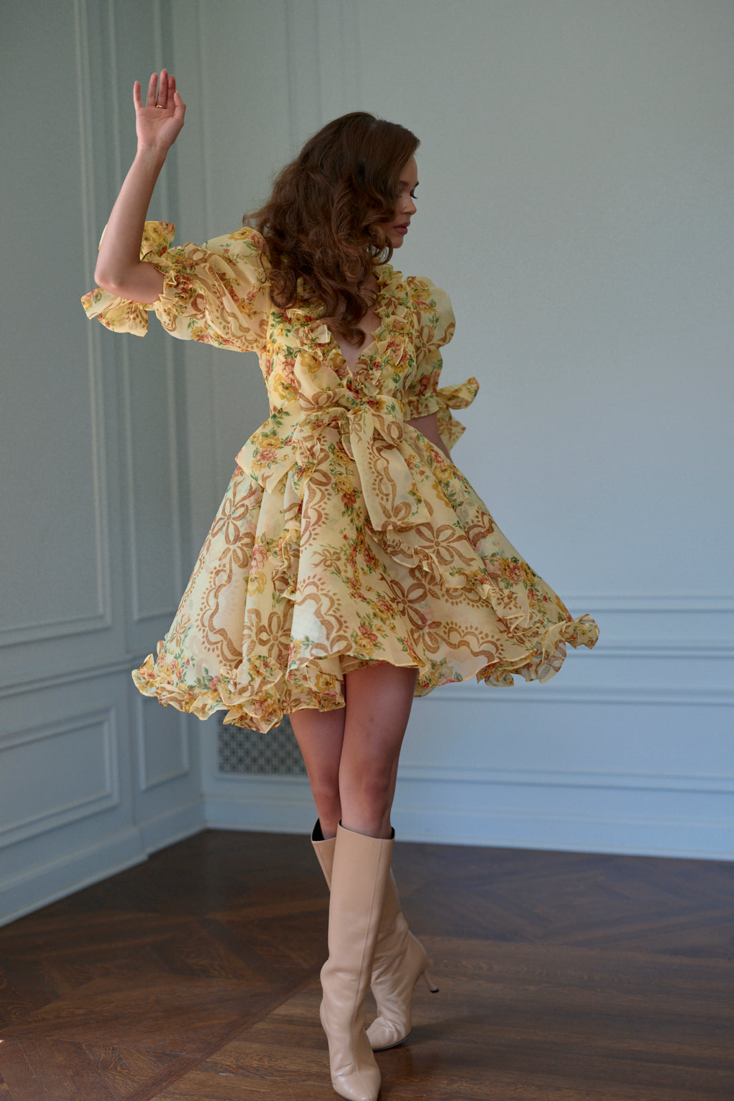 The Creme Brulee Marie Dress