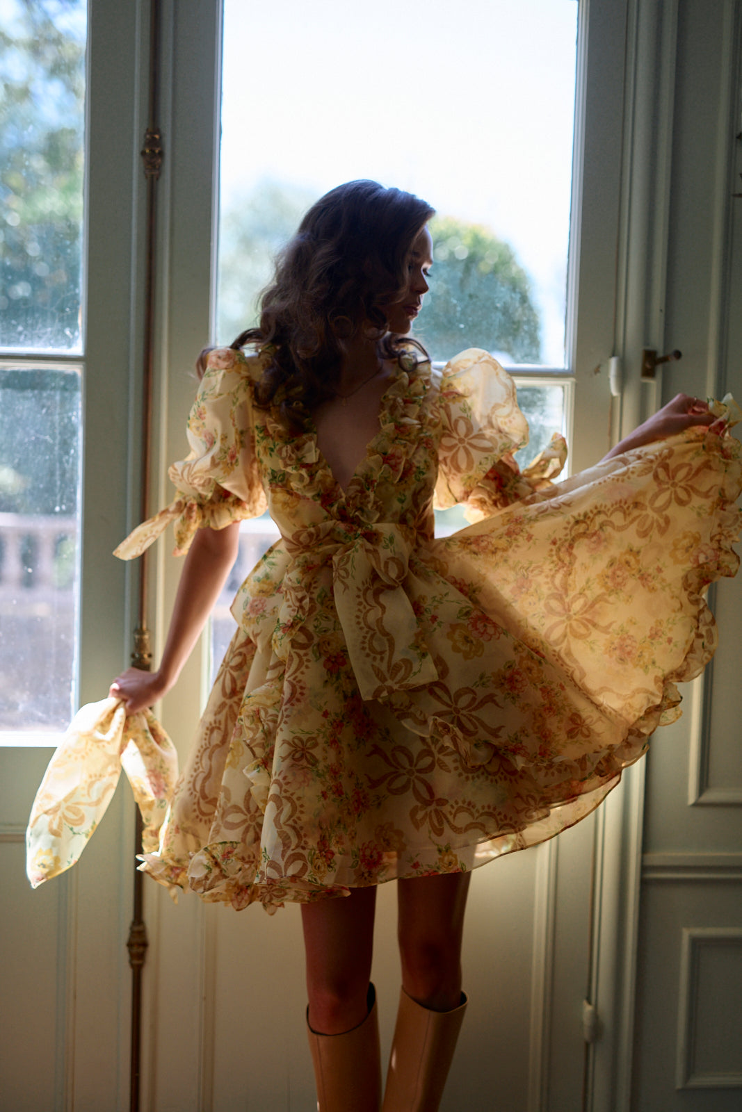 The Creme Brulee Marie Dress