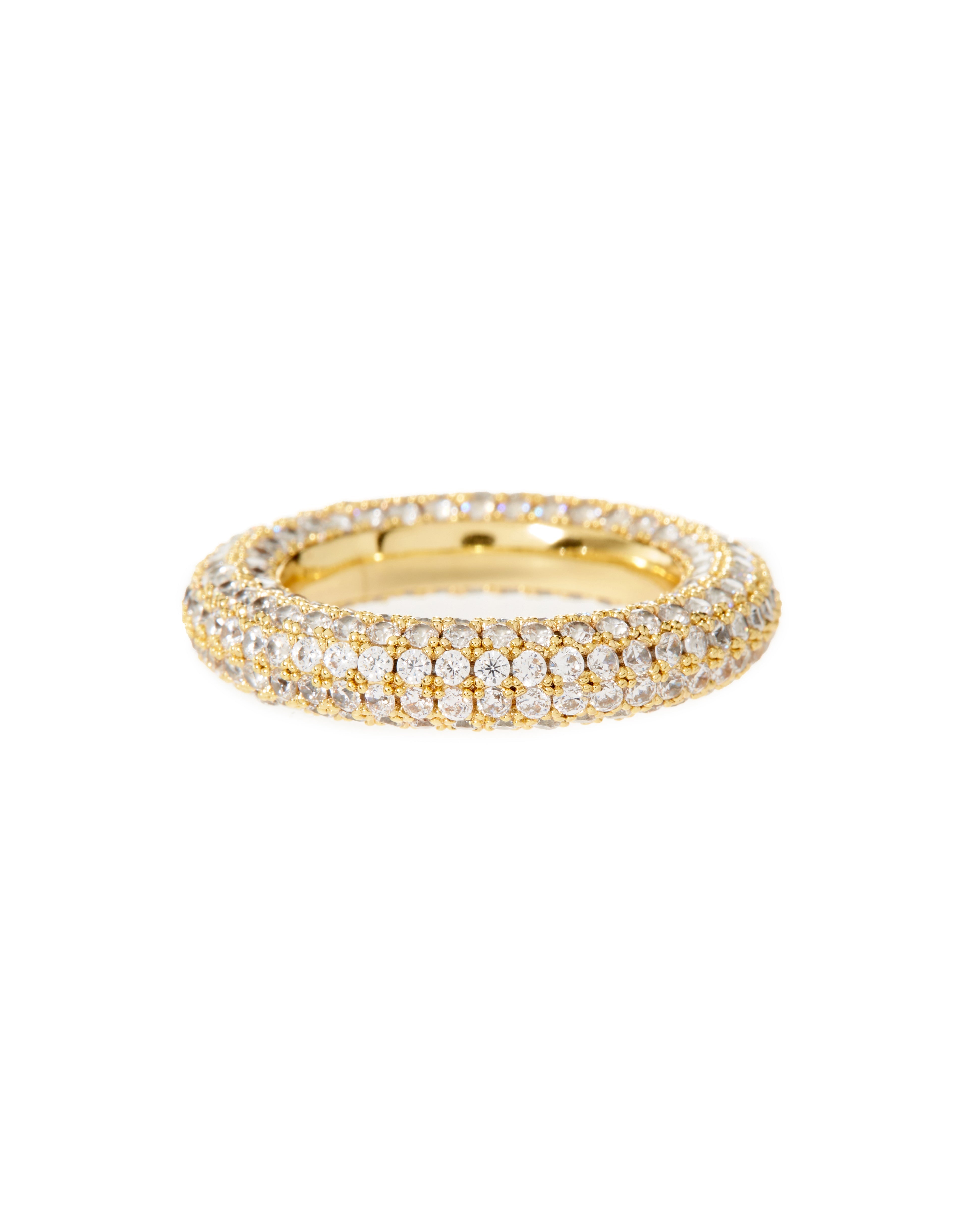 Pave Amalfi Ring- Gold