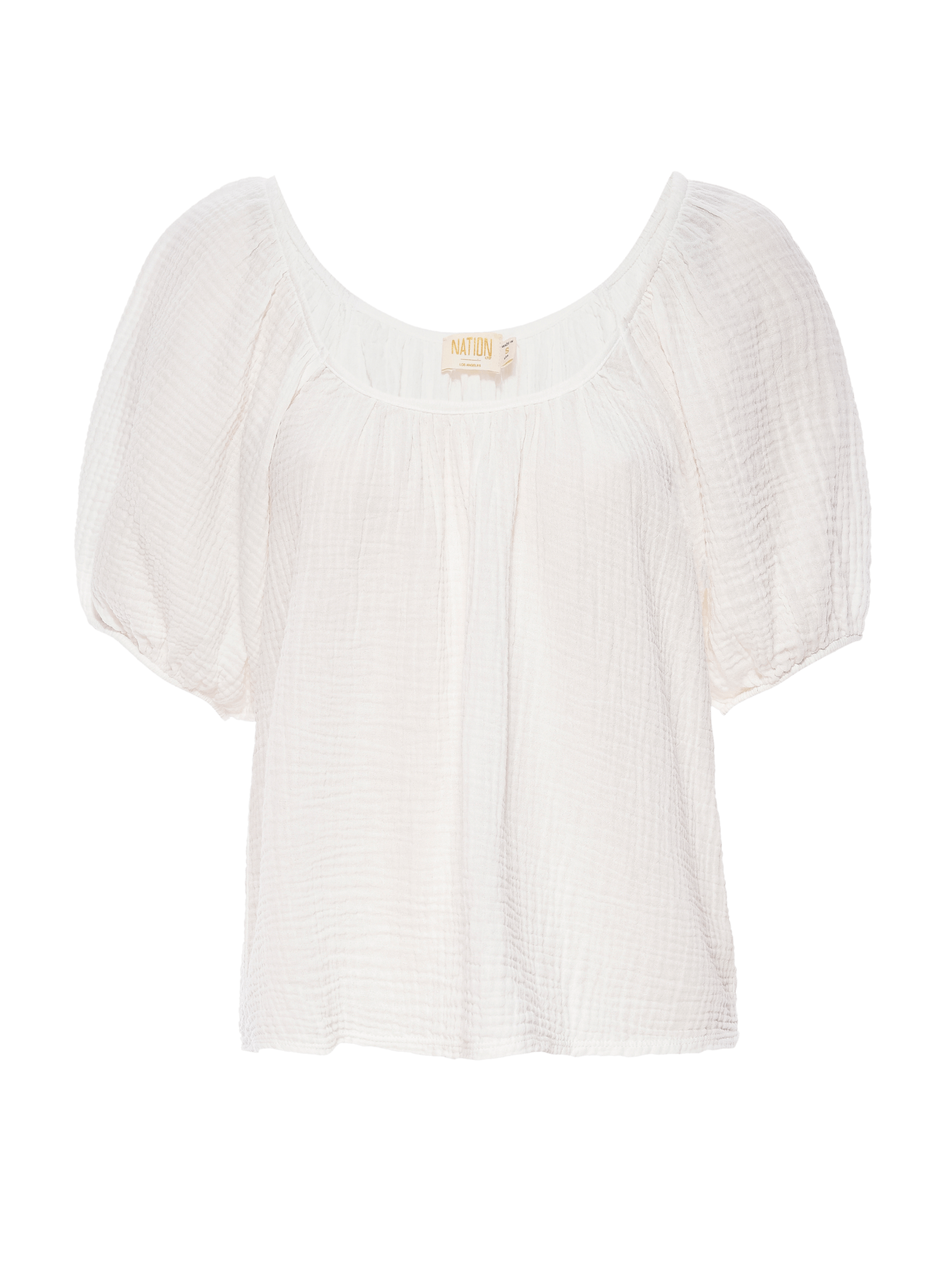 NATION LTD Lyric Easy Peasant Blouse