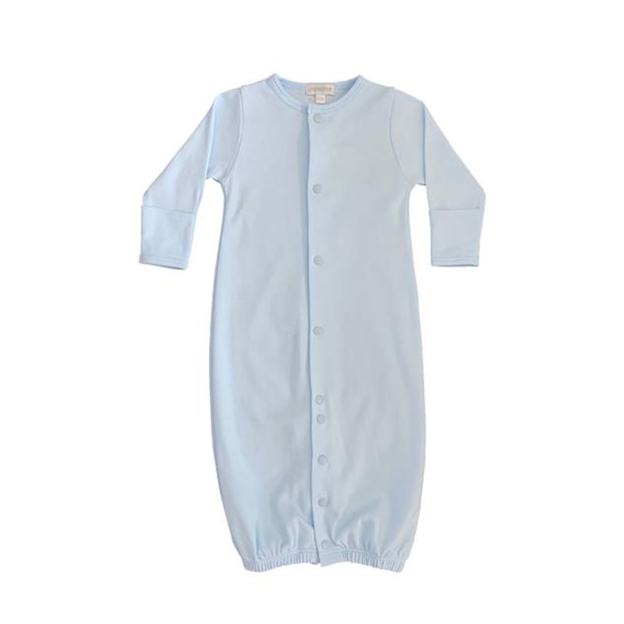 Convertible Gown Solid Light Blue