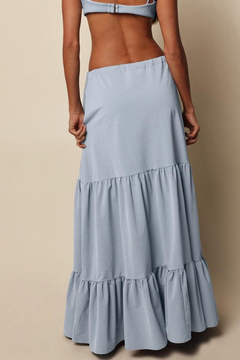 Light Denim Cottage Skirt