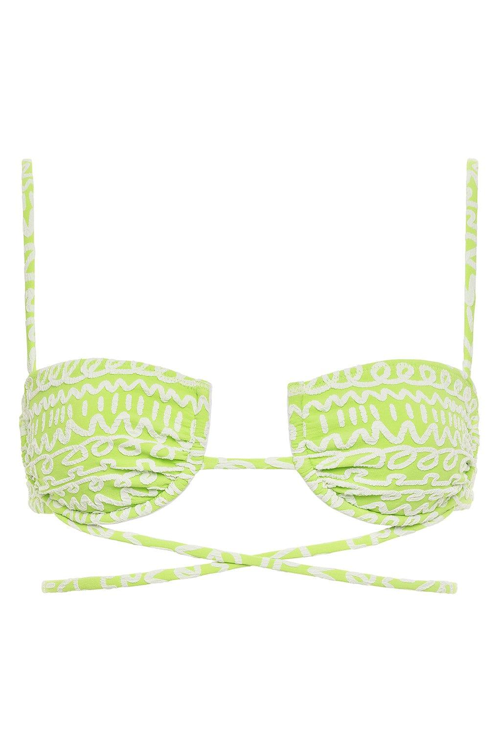 Lime Icing Simone Bikini Top