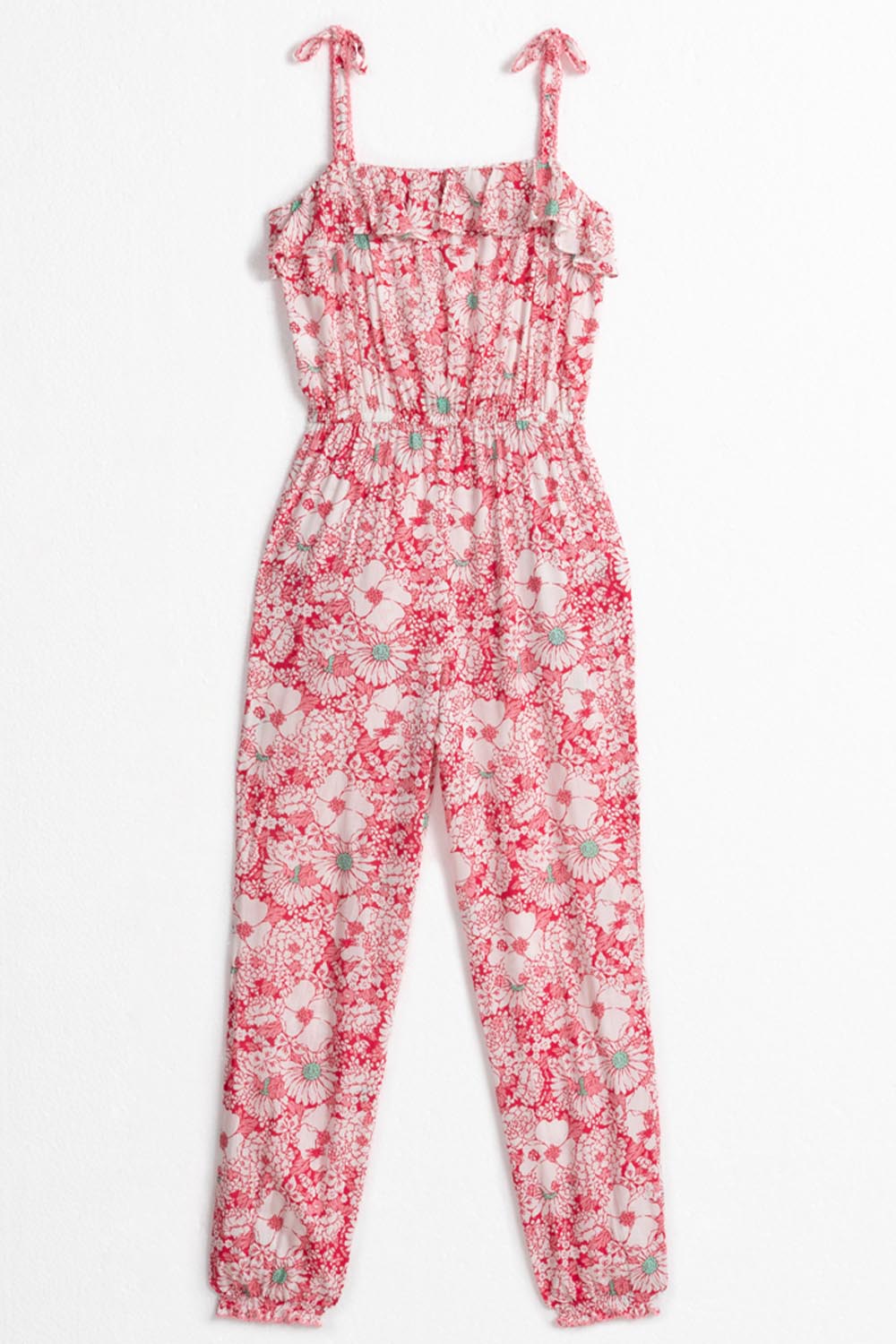 Kids Long Jumpsuit Astra - Pink Mid 70'S Garden