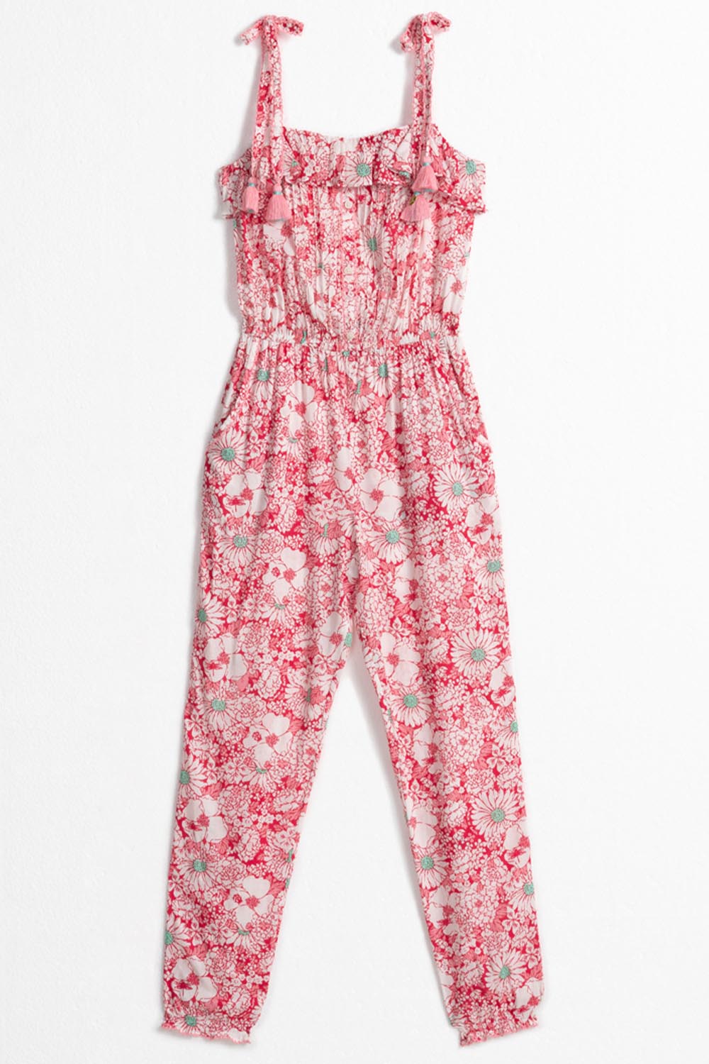 Kids Long Jumpsuit Astra - Pink Mid 70'S Garden