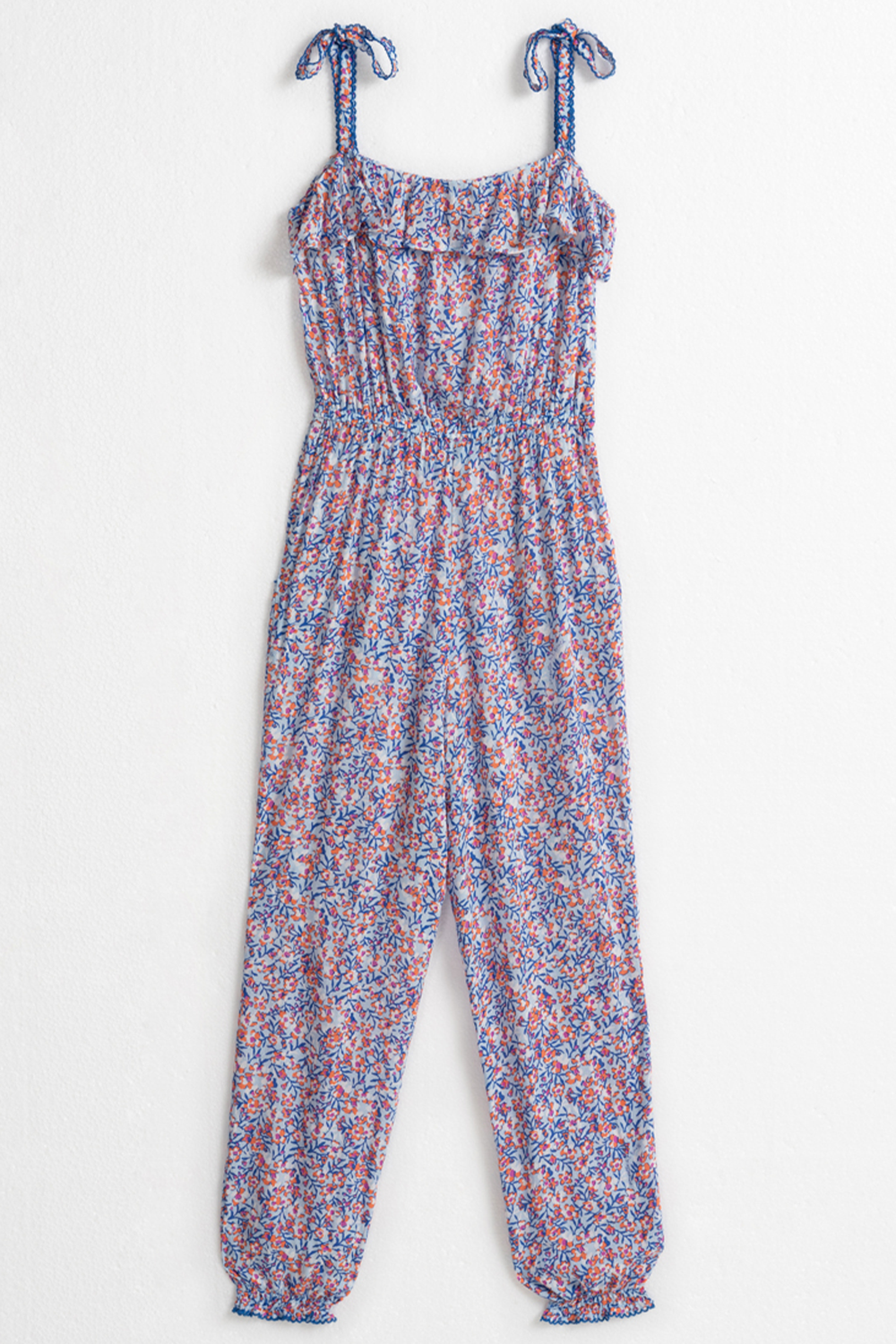 Long Jumpsuit Astra Kids V Light Blue Paquerette Viscose