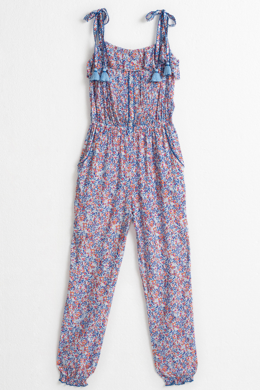 Long Jumpsuit Astra Kids V Light Blue Paquerette Viscose