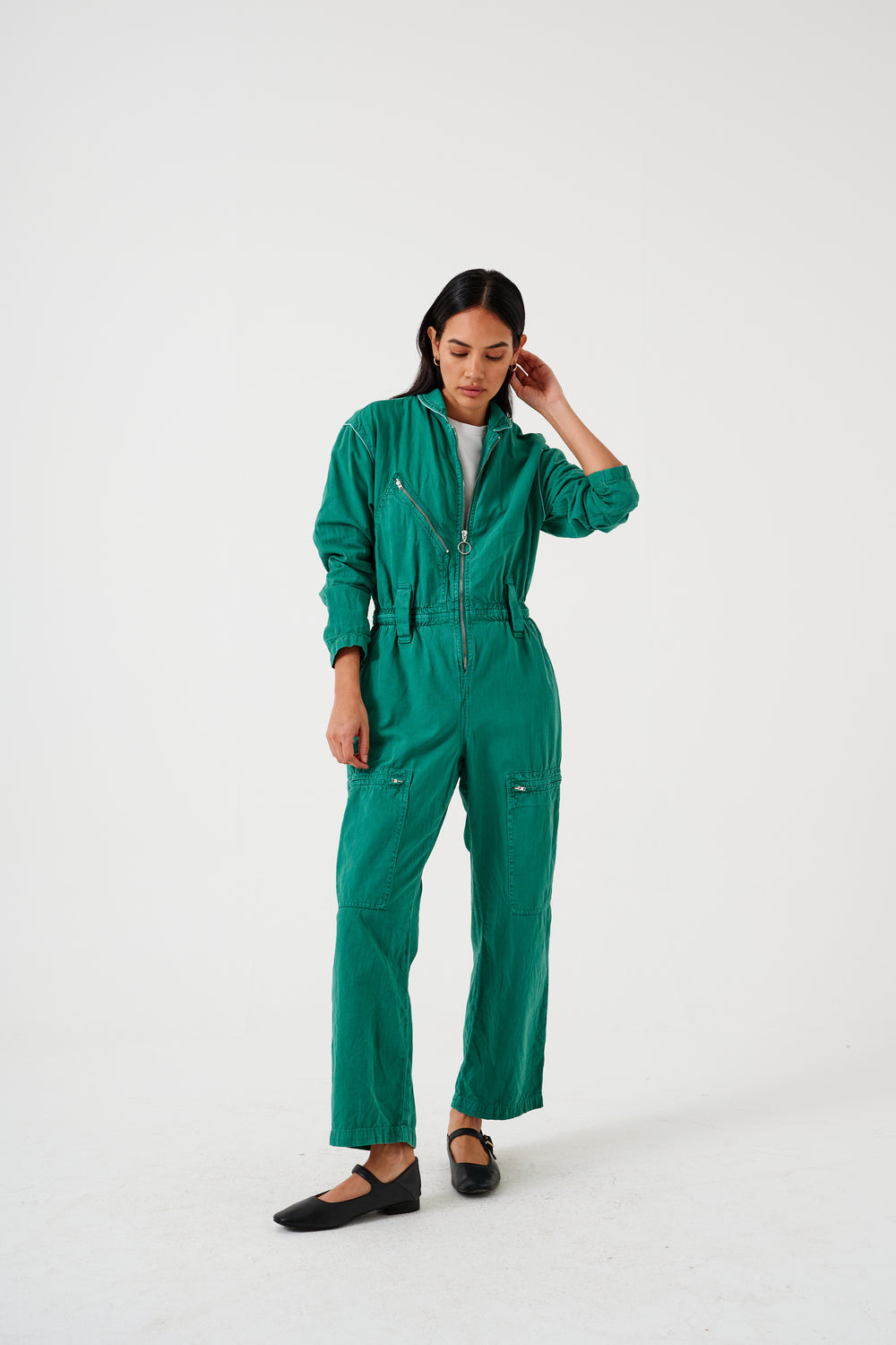 Amelia All in One in Jade Green