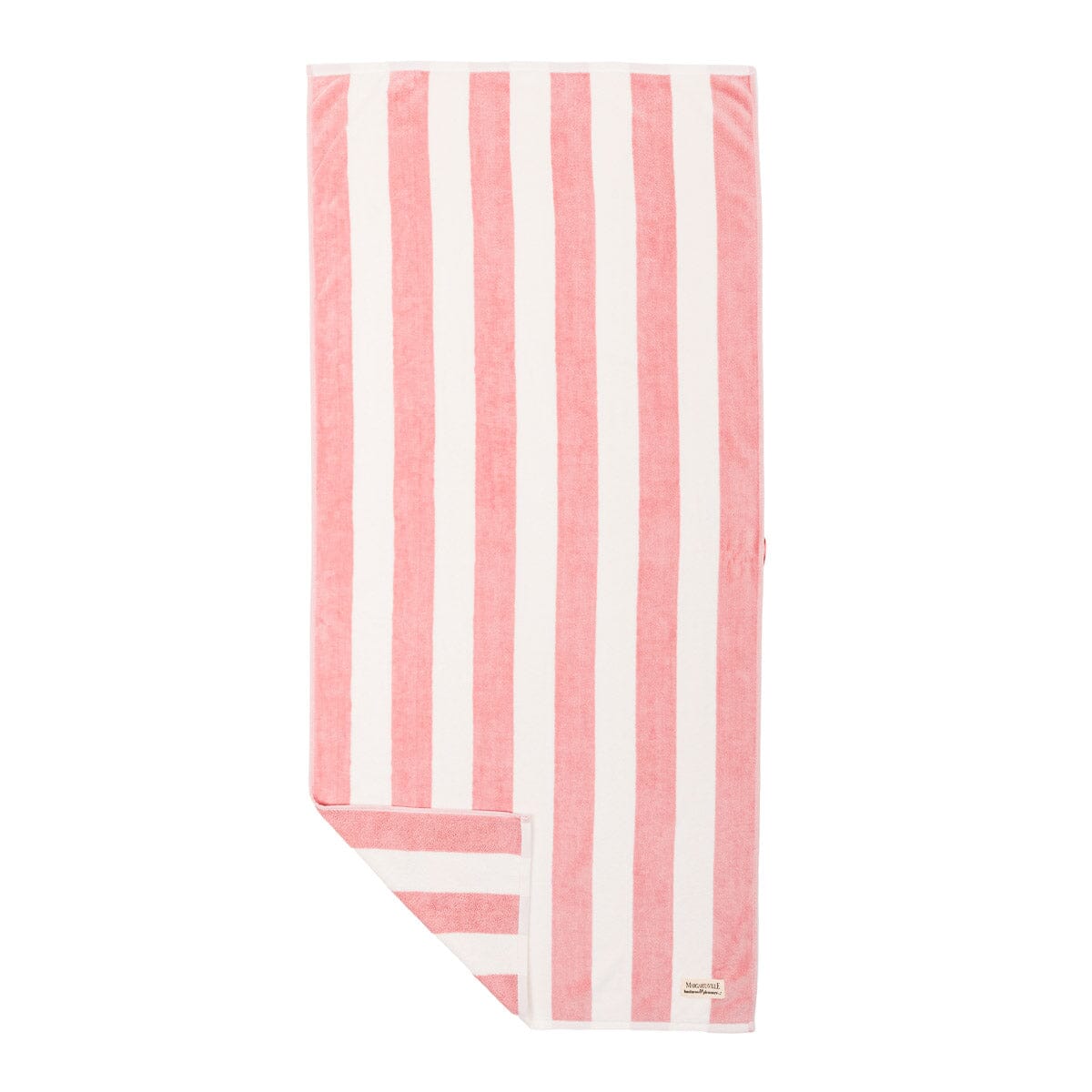 The Havana Towel - Strawberry Daiquiri Stripe Havana Beach Towel Business & Pleasure Co 