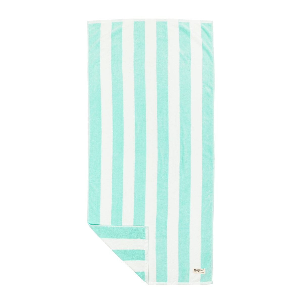 The Havana Towel - Last Mango Green Stripe Havana Beach Towel Business & Pleasure Co 