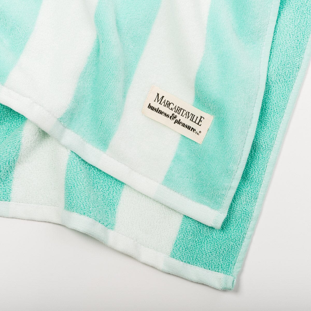 The Havana Towel - Last Mango Green Stripe Havana Beach Towel Business & Pleasure Co 