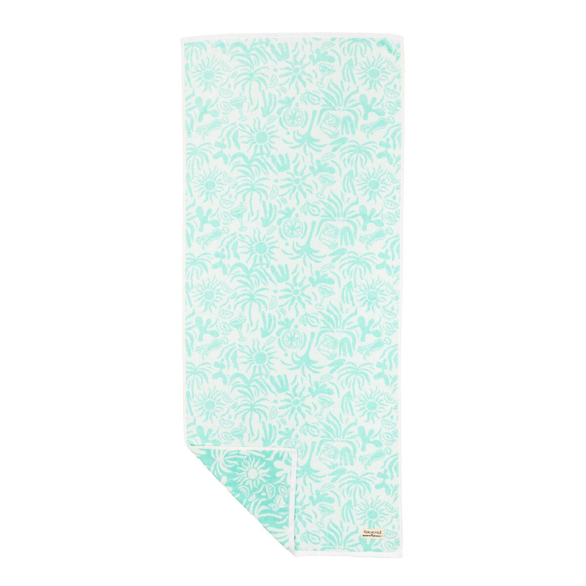 The Havana Towel - Last Mango Green Tiki Havana Beach Towel Business & Pleasure Co 