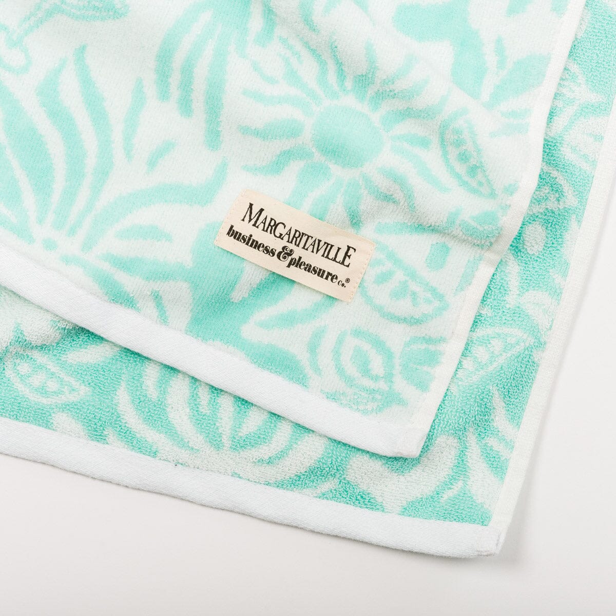 The Havana Towel - Last Mango Green Tiki Havana Beach Towel Business & Pleasure Co 