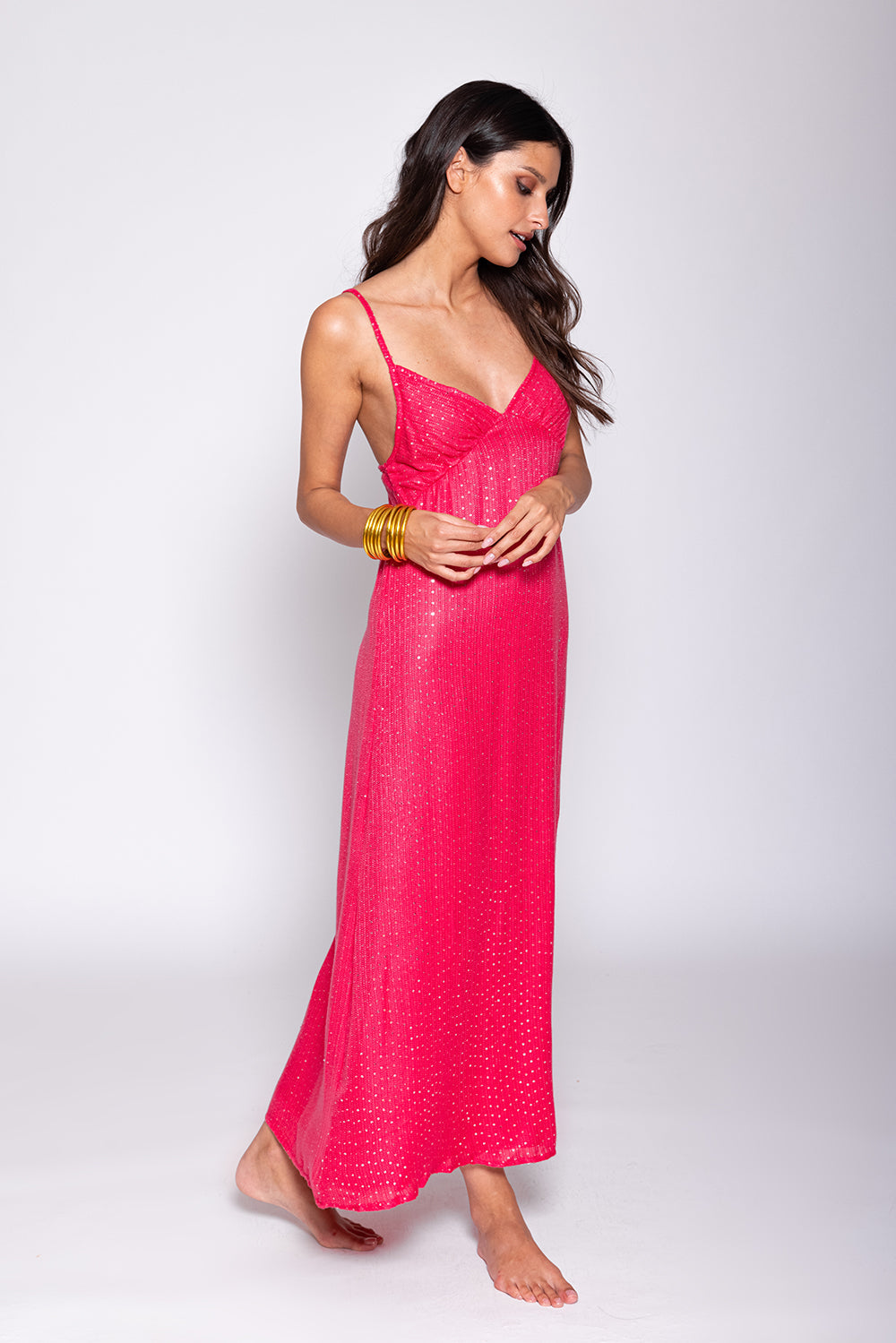 MADELINE LONG DRESS SAINT BARTH BLUSH