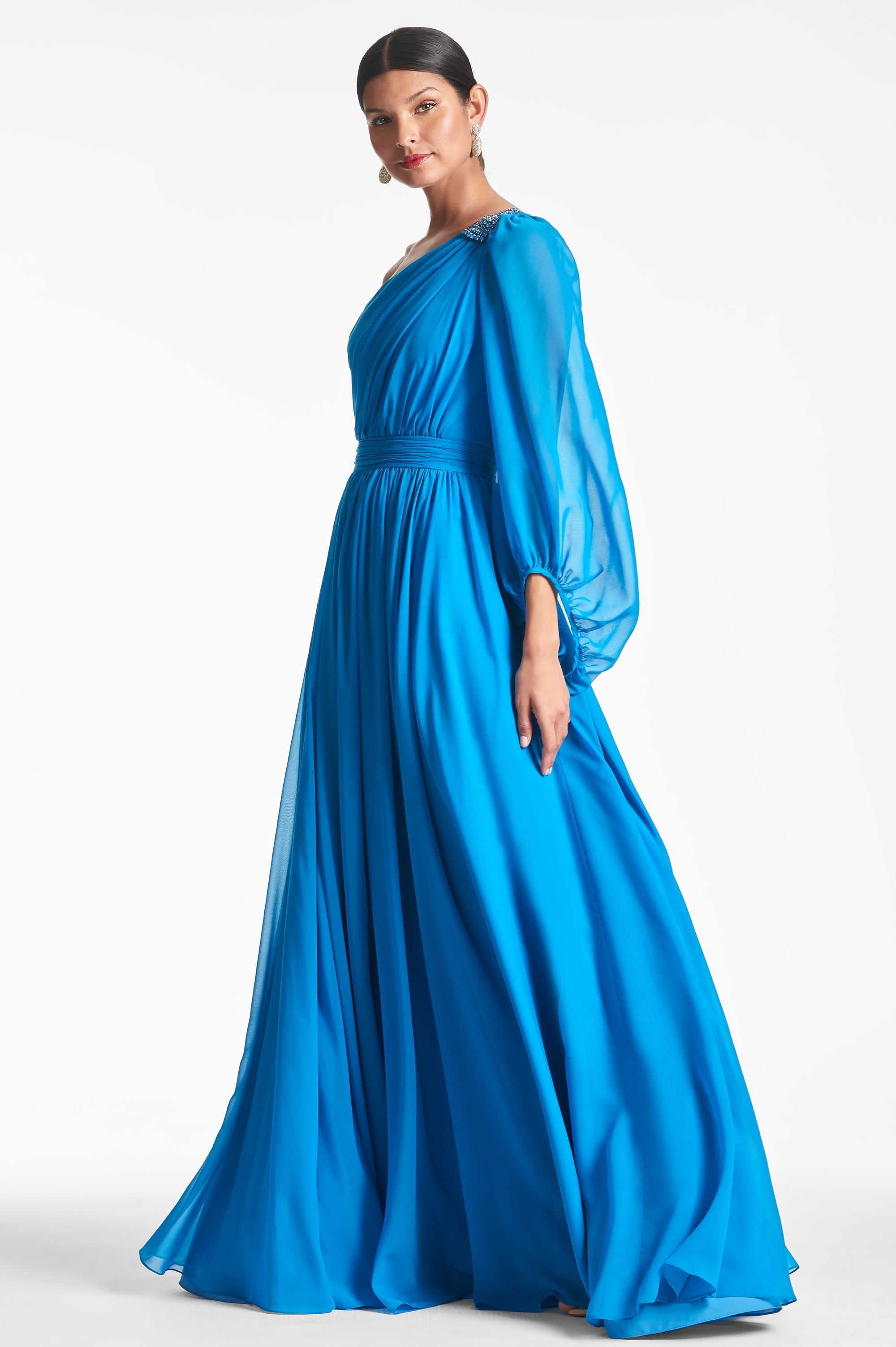 Makayla Gown - Azure - Final Sale