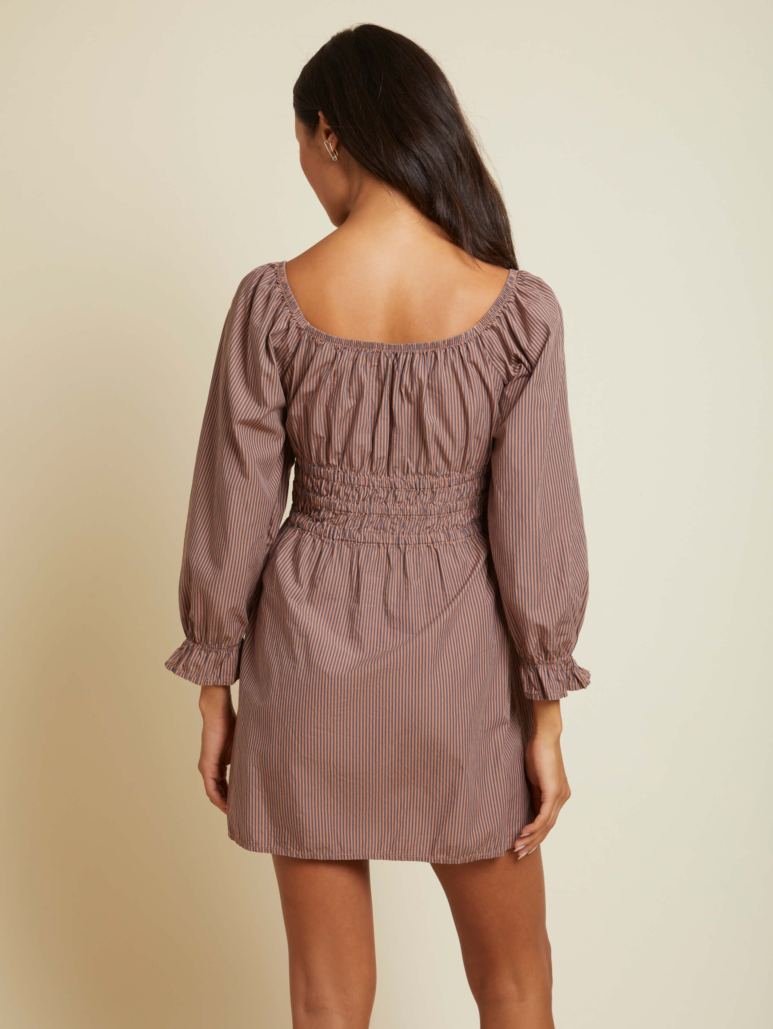 NATION LTD Marisol Puff Sleeve Mini Dress