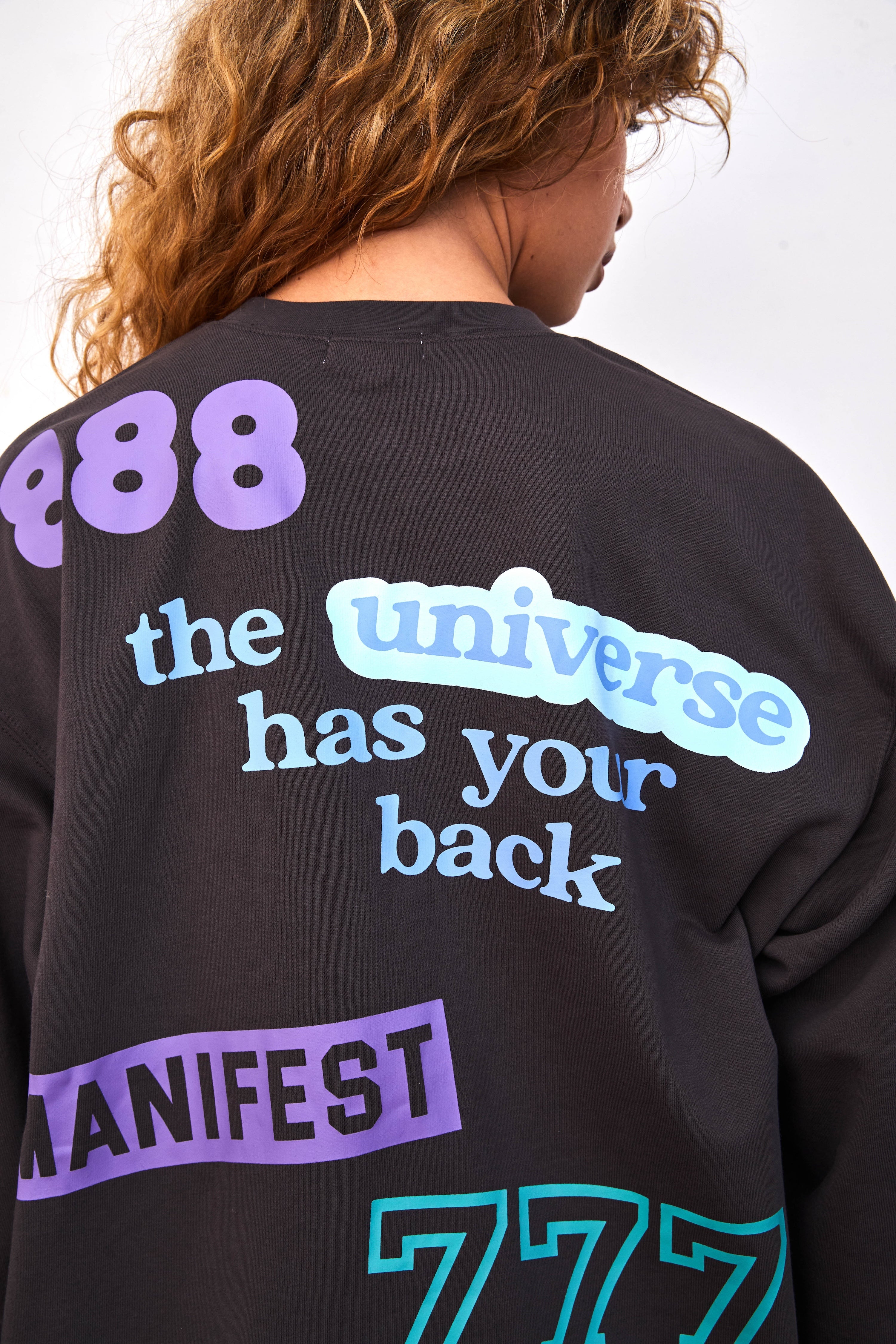 Affirmations Charcoal Crewneck