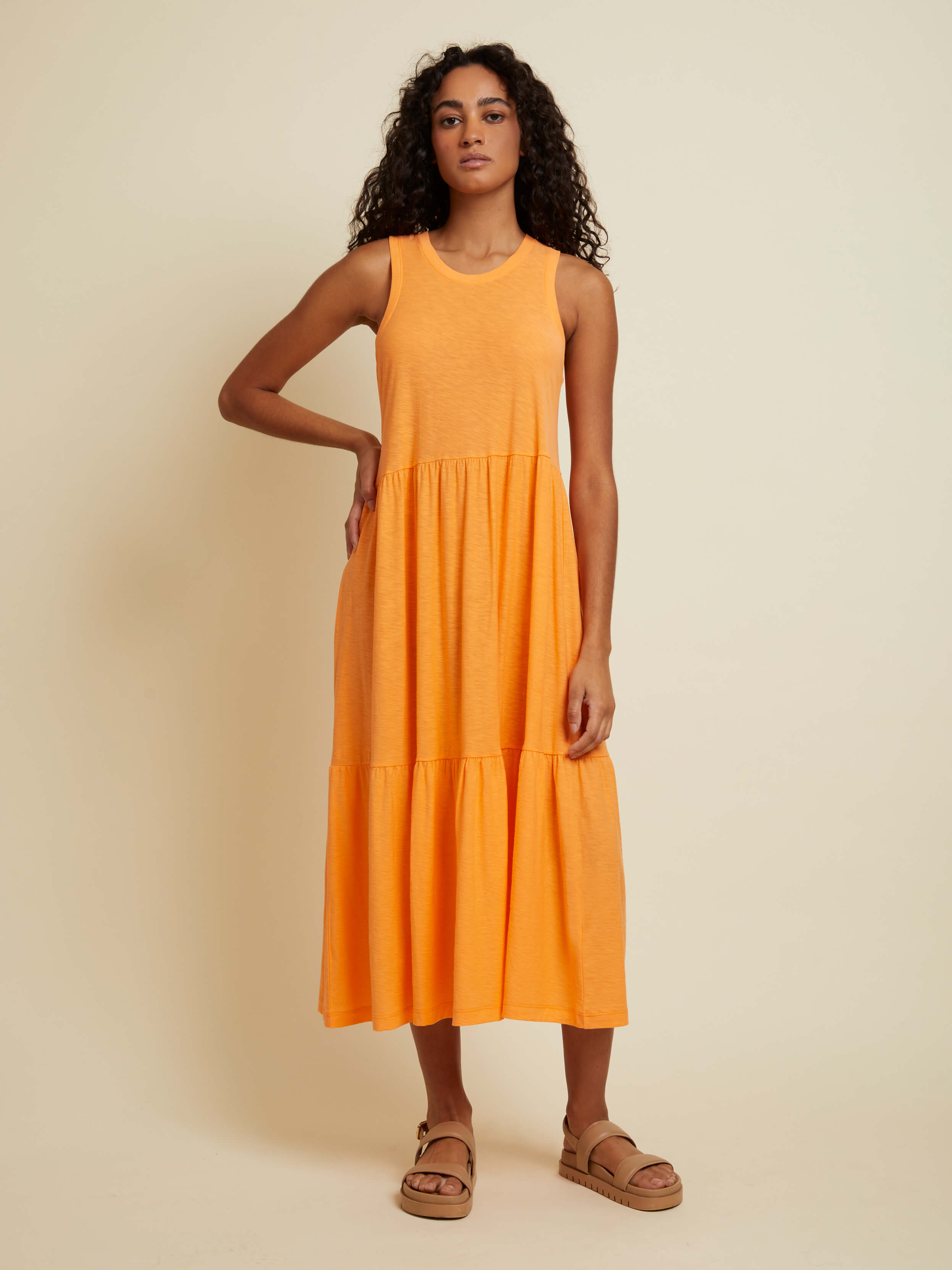 NATION LTD Melissa Tiered Tank Dress