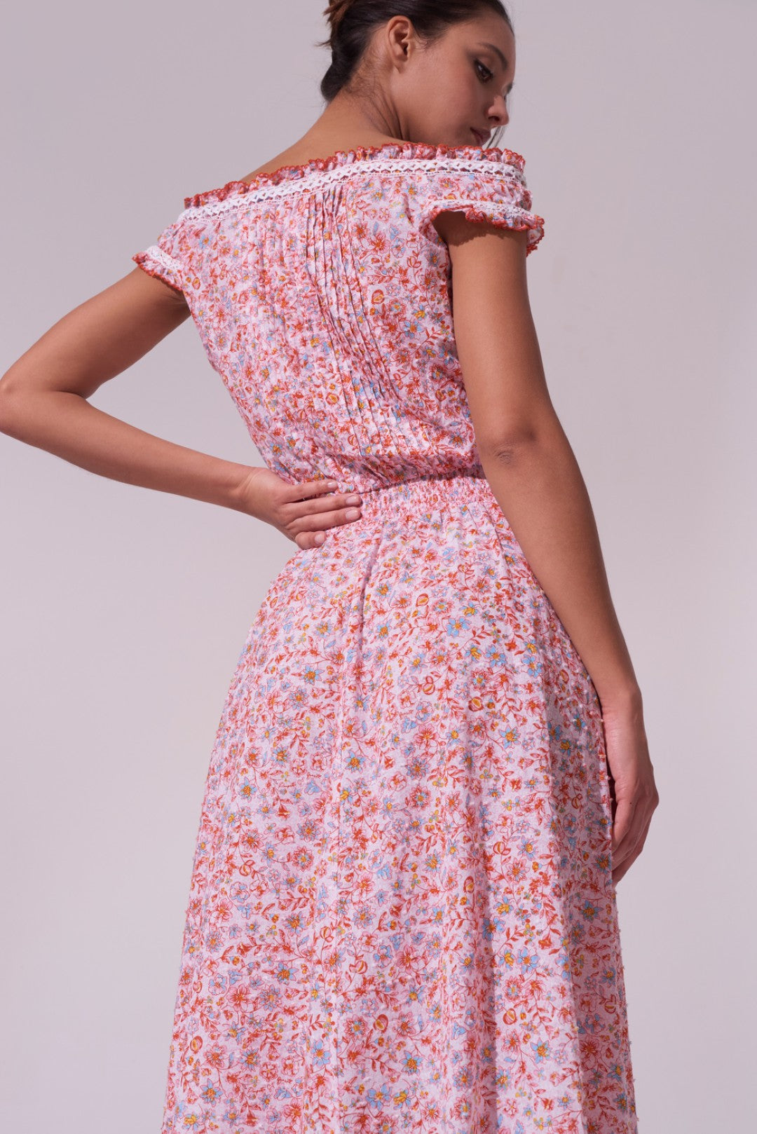 MIDI DRESS ASTRID X CT PM WITH SHORT - PINK MAGNOLIA