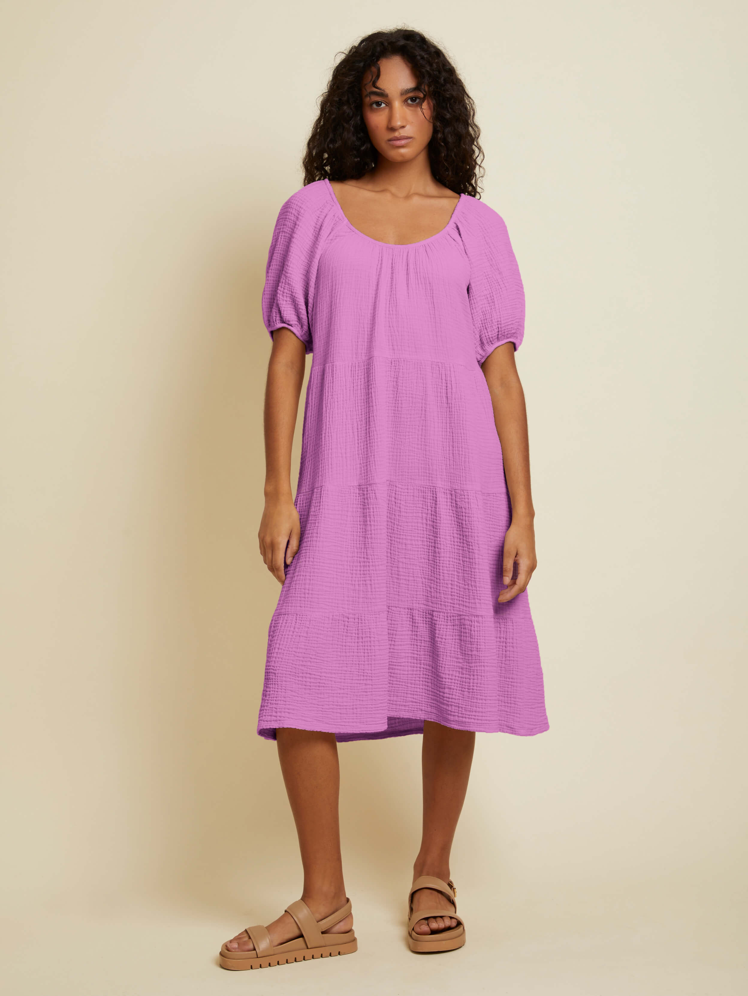 NATION LTD Mindy Peasant Dress