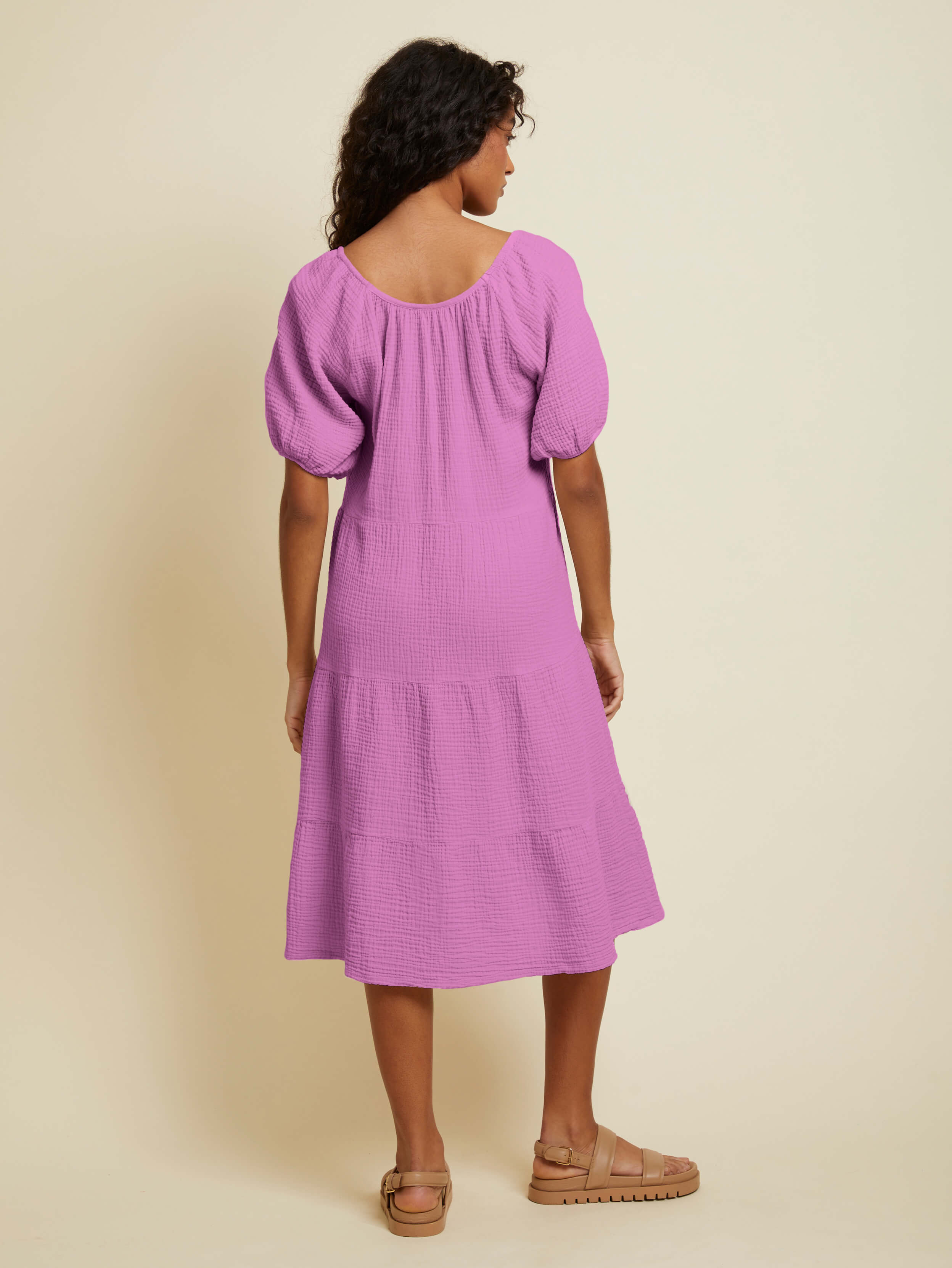 NATION LTD Mindy Peasant Dress