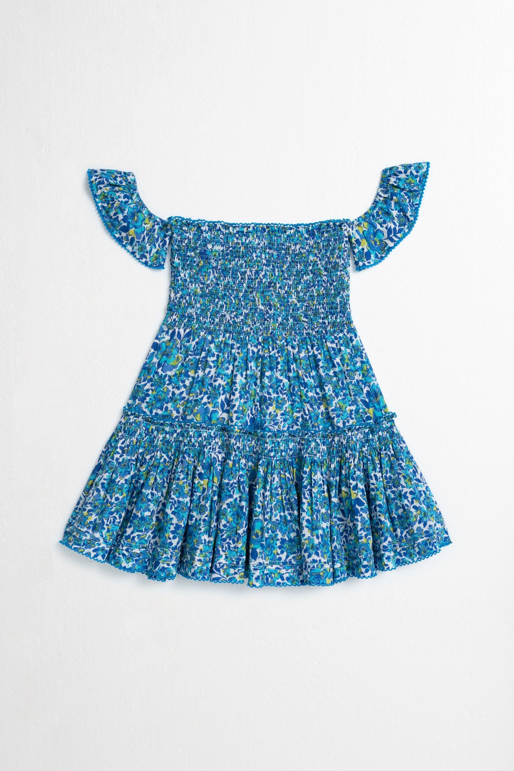 Kids Mini Dress Aurora - Blue Net