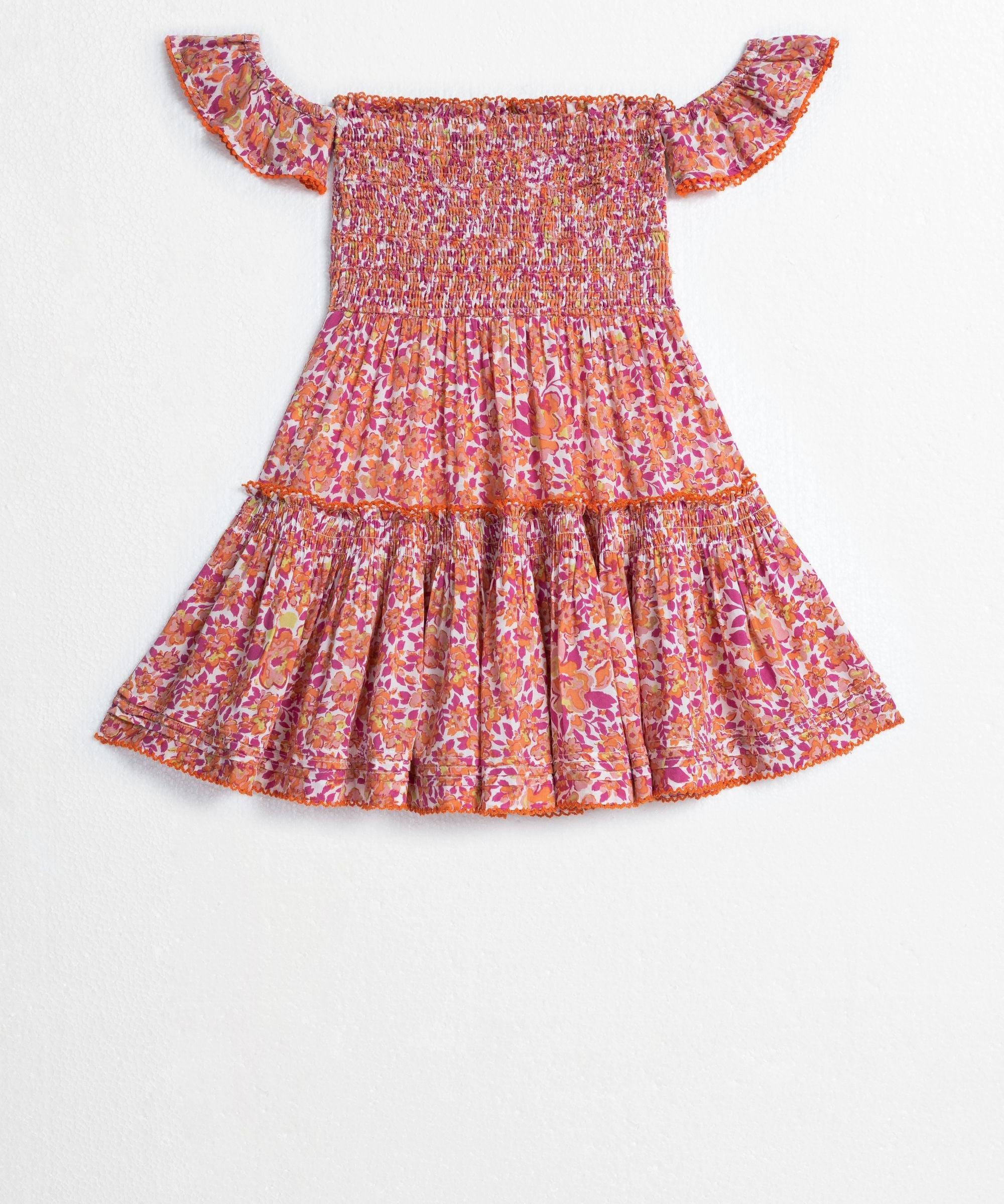 Kids Mini Dress Aurora - Pink Net