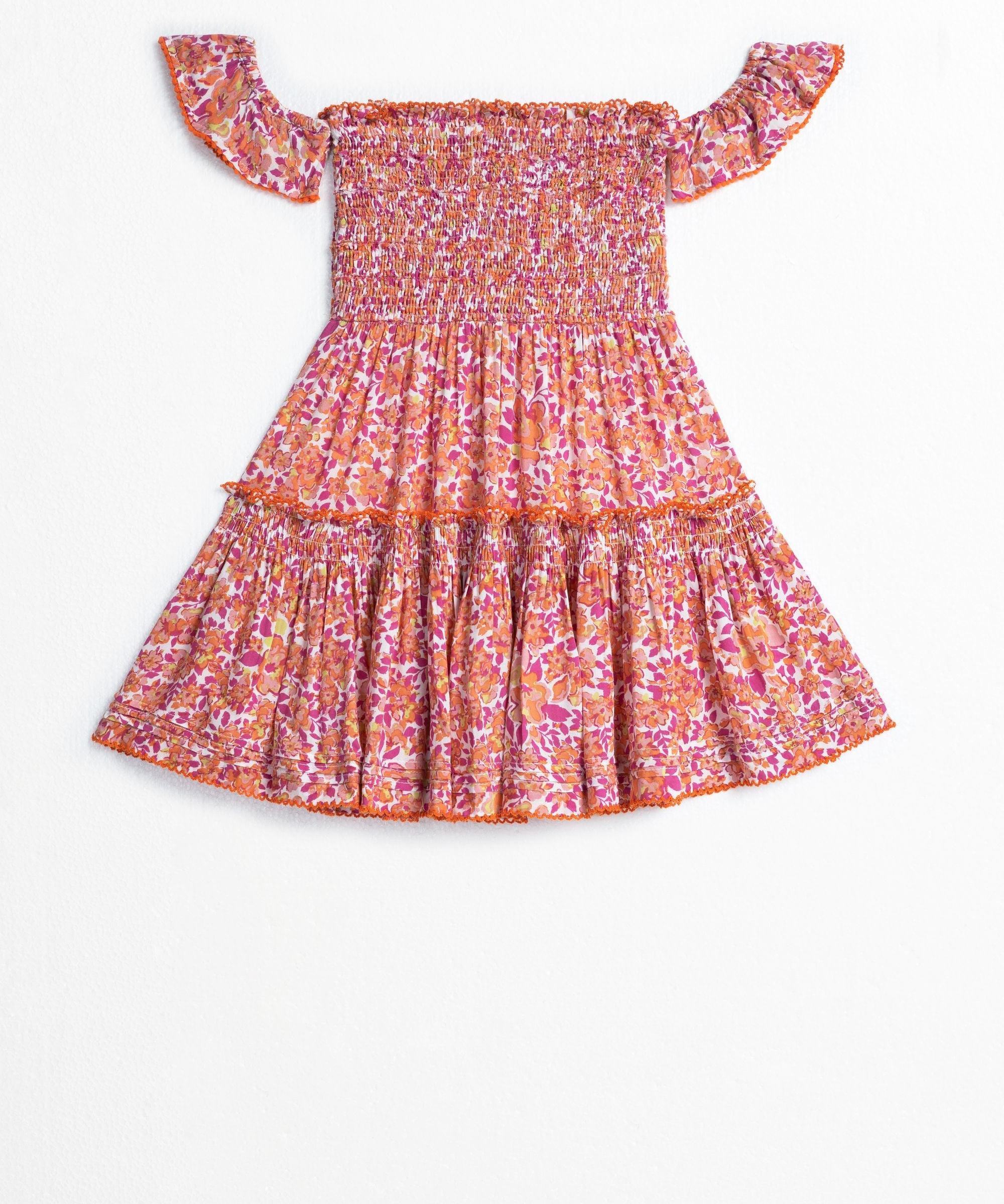 Kids Mini Dress Aurora - Pink Net