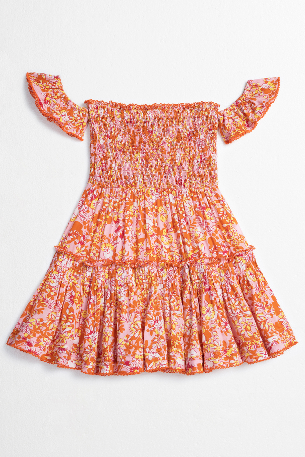 Mini Dress Aurora Kids V Pink Sweet Bell Viscose