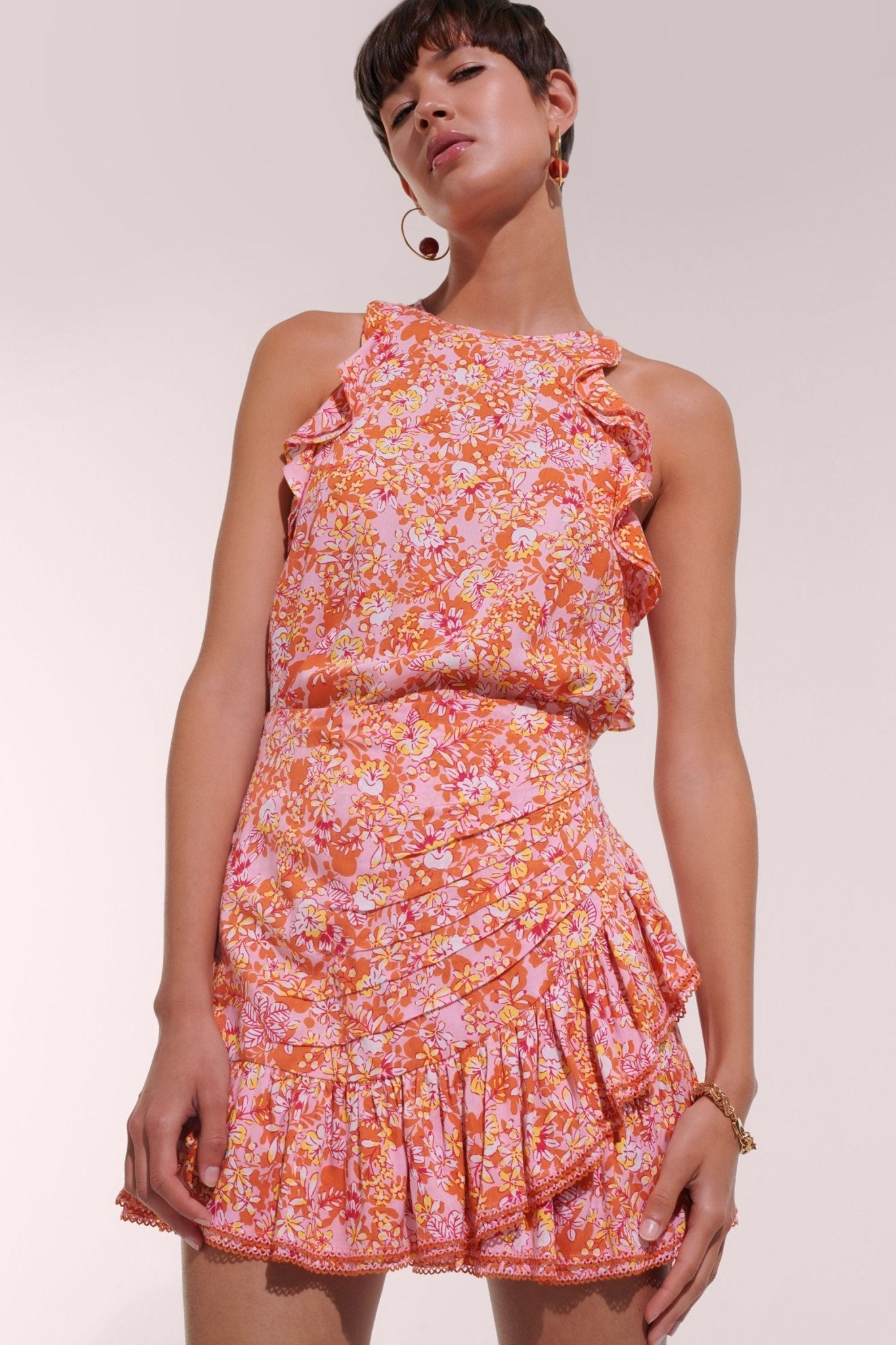 Mini Skirt Mabelle - Pink Sweet Bell