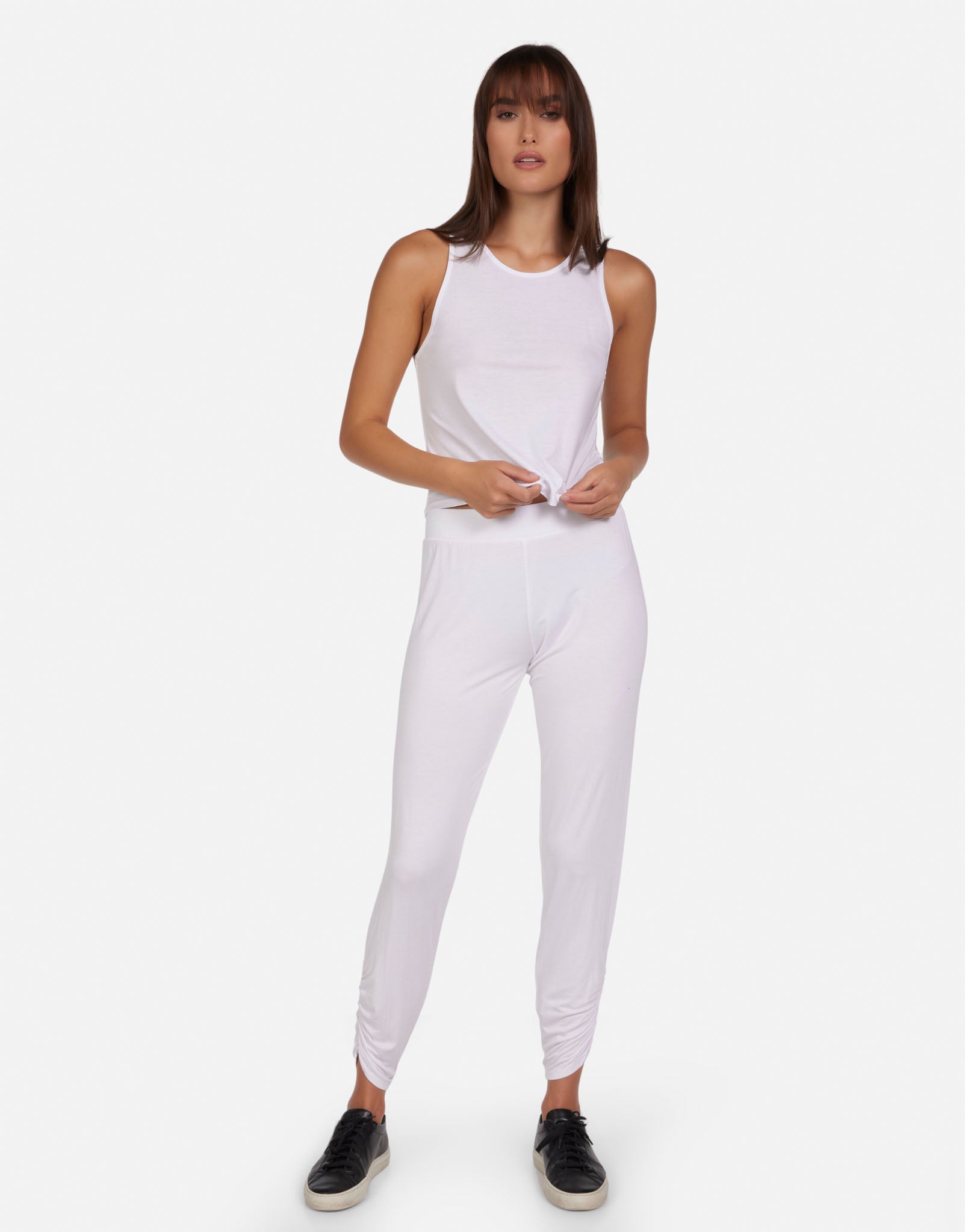 Michael Lauren - Wylder Fitted Tank - White