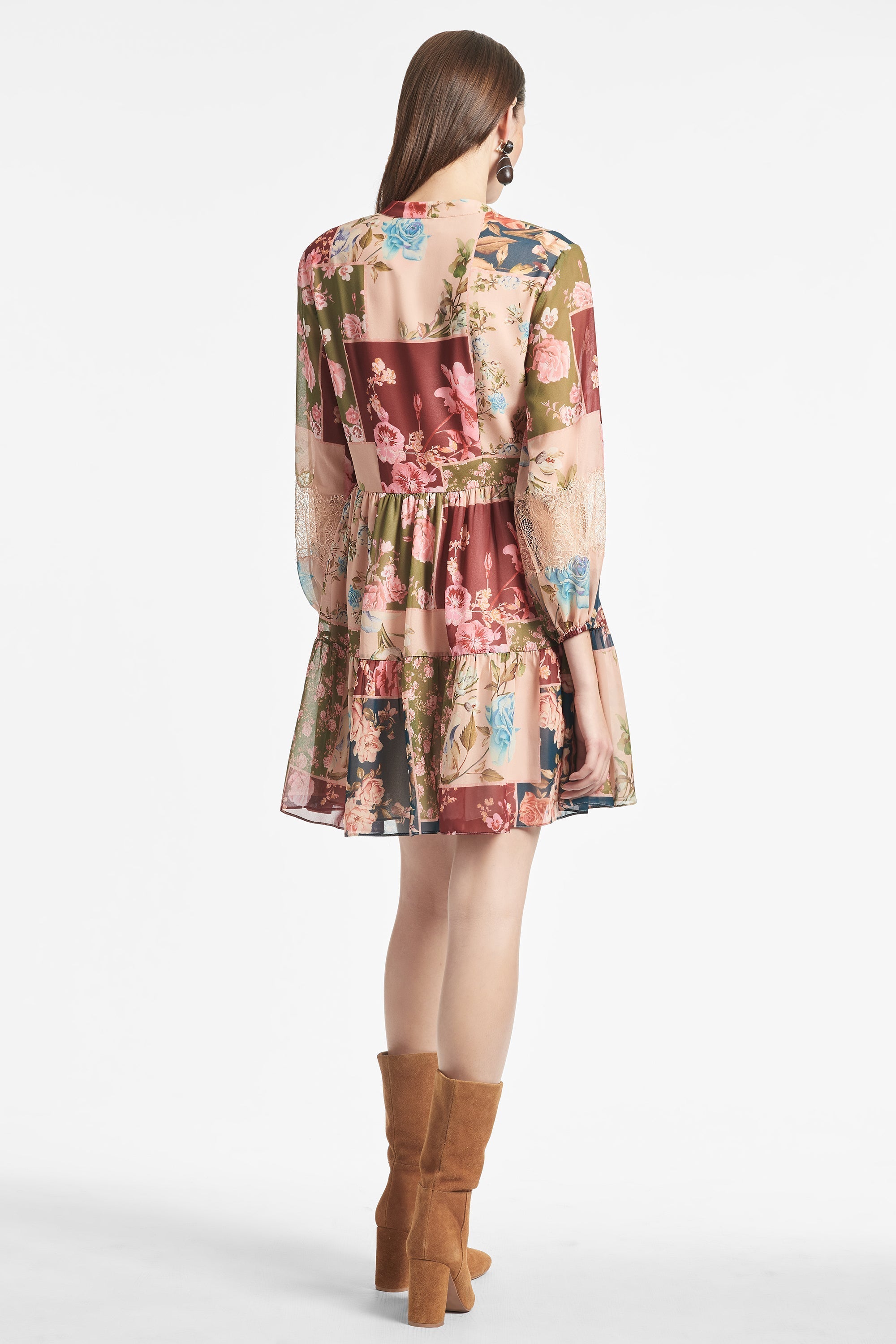 Moyer Dress - Floral Patchwork - Final Sale