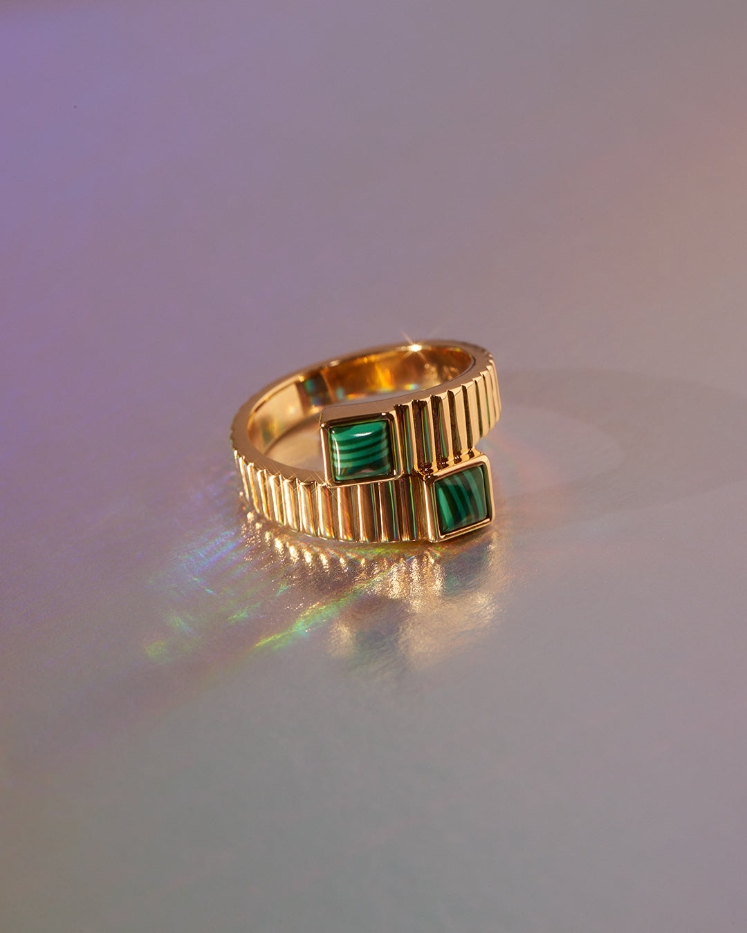 Malachite Wrap Ring