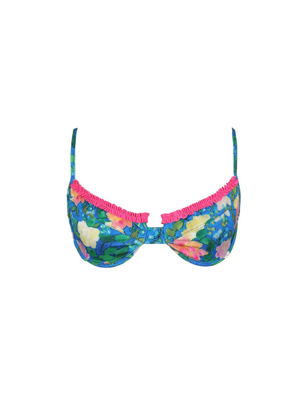 Marseille ruffled up underwire top