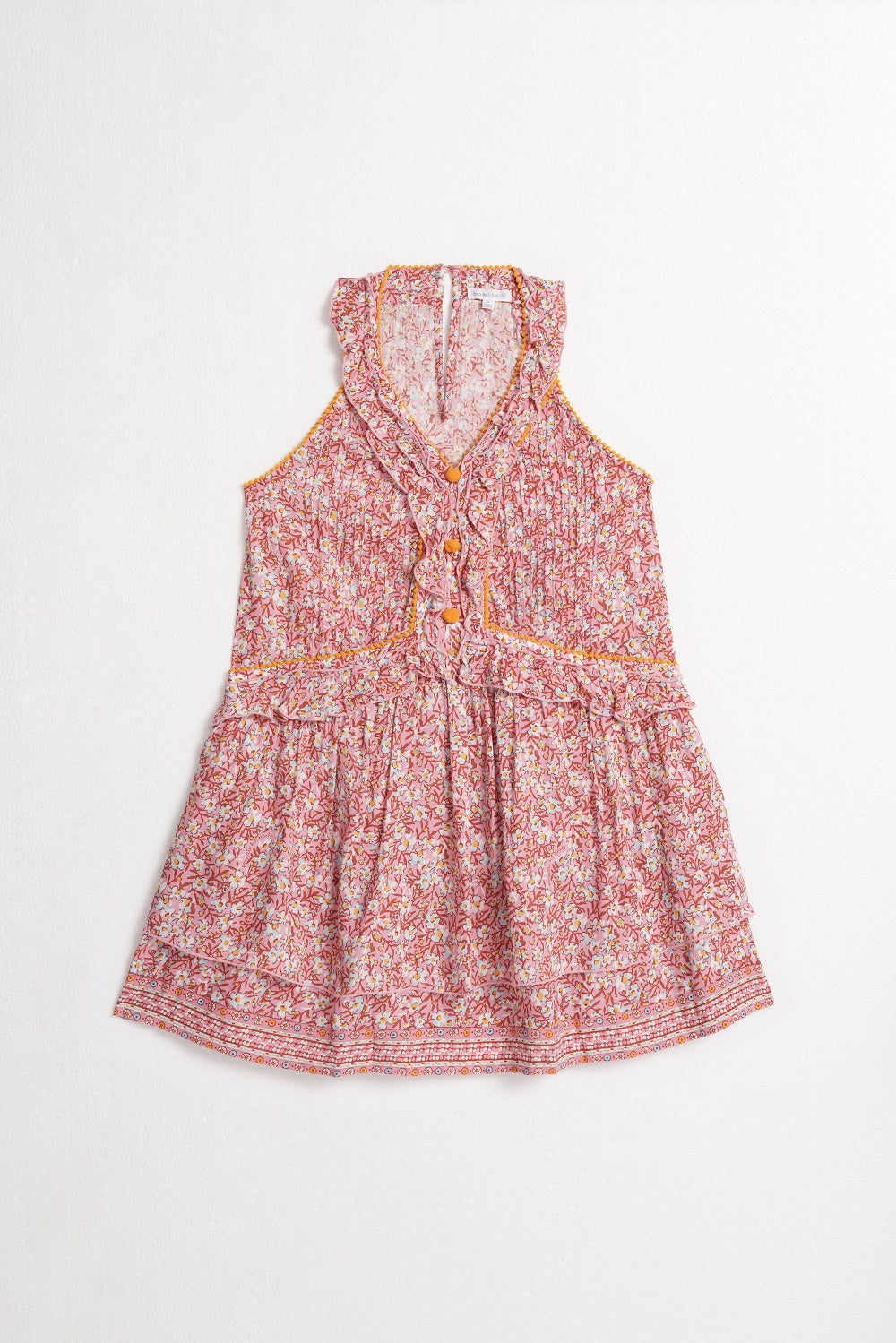 Poupette St Barth - Kids Mini Dress Mae - Light Pink Paquerette