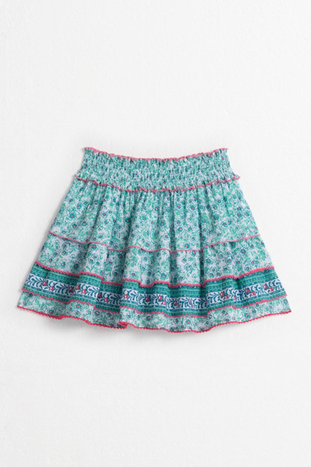 Kids Mini Skirt Ariel - Aqua Anemone