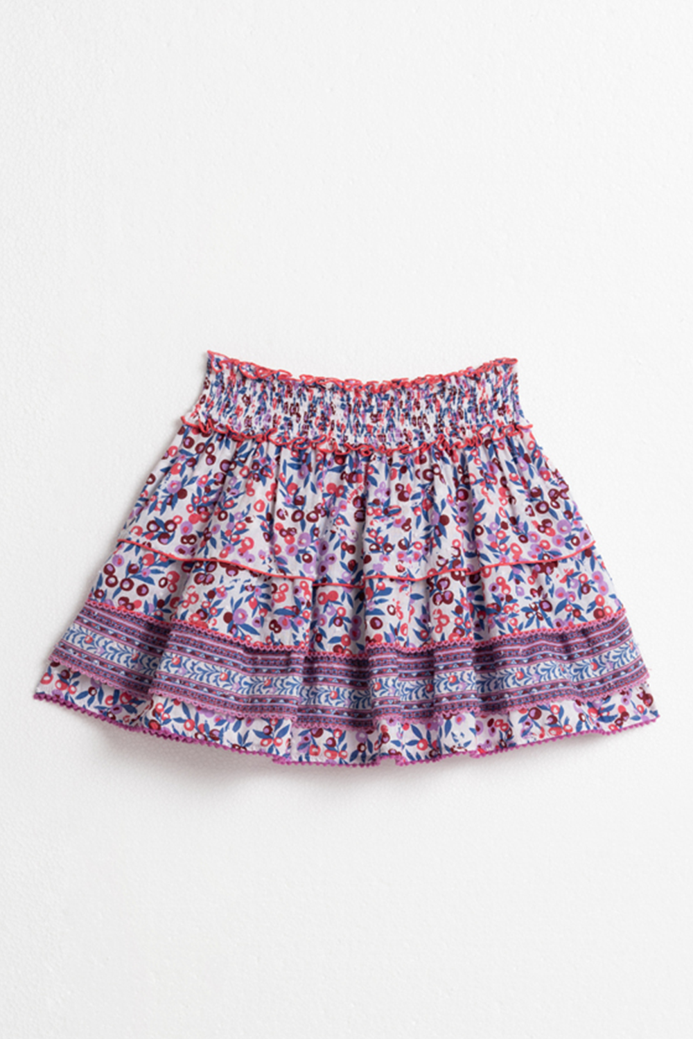 Mini Skirt Ariel Kids Ct Pm Blue Blueberry Cotton Plumeti