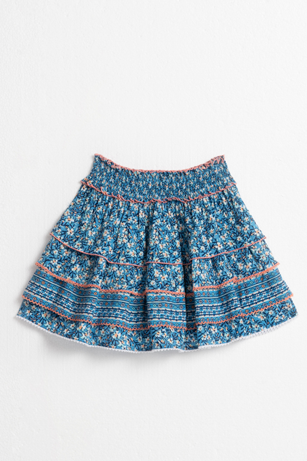 Mini Skirt Ariel Kids V Blue Paquerette Viscose