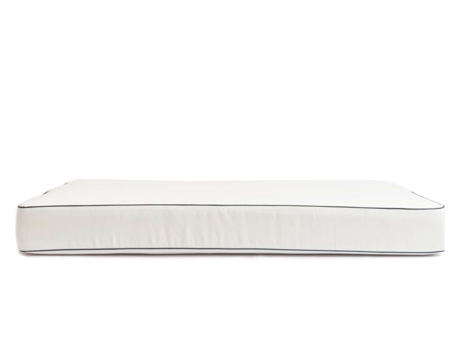 studio image of white modular pillow stack