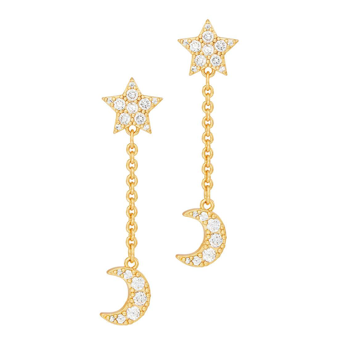 Moon Dance Earrings - Gold