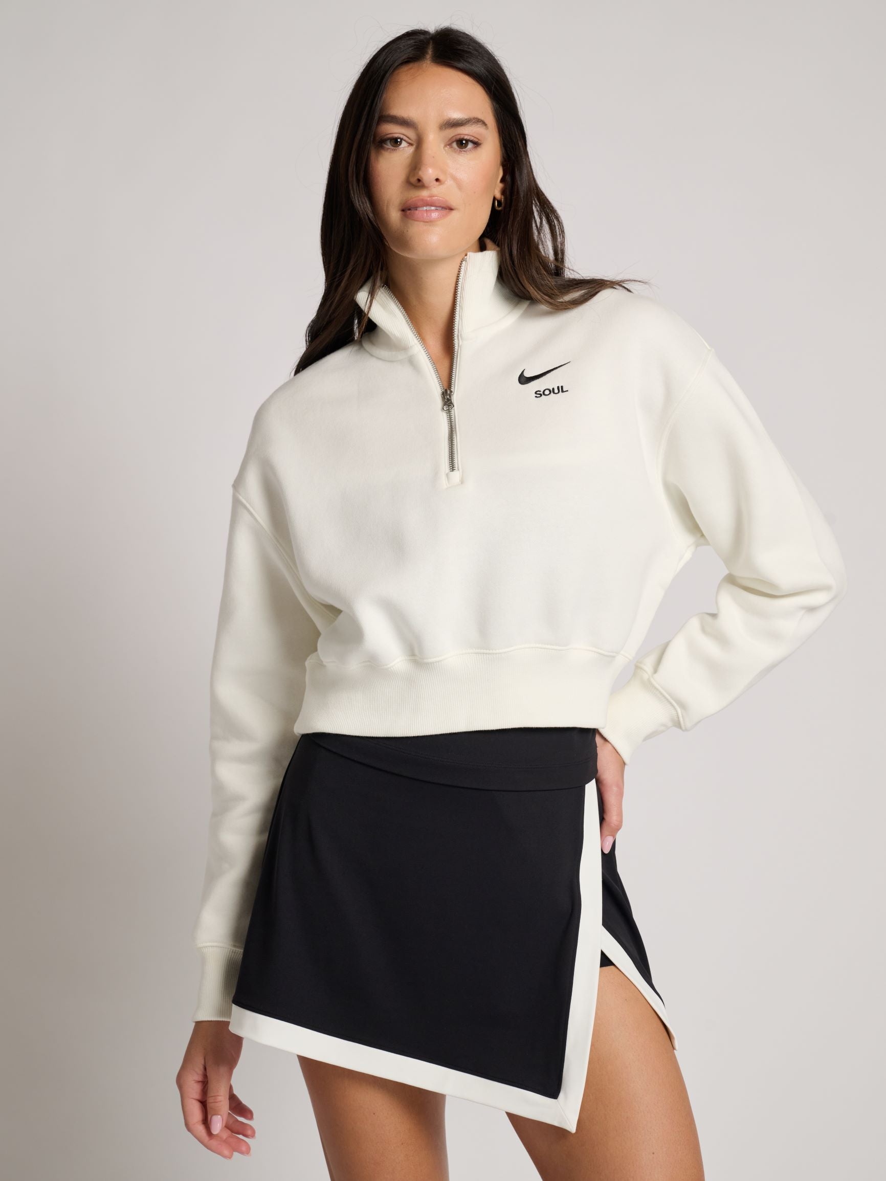 1/2-Zip Cropped Sweatshirt | Nike