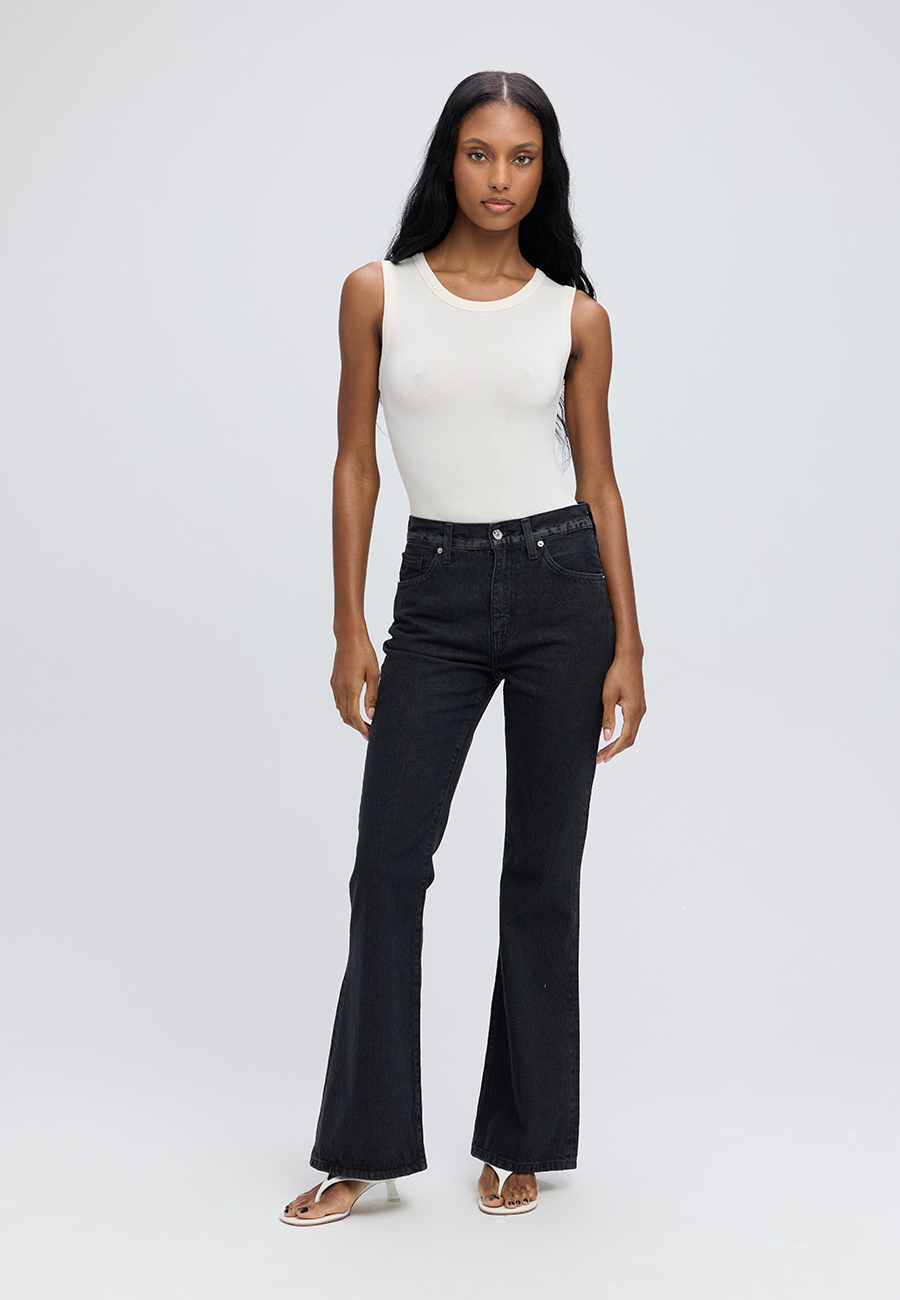 Nina High Rise Flare - Black Creek