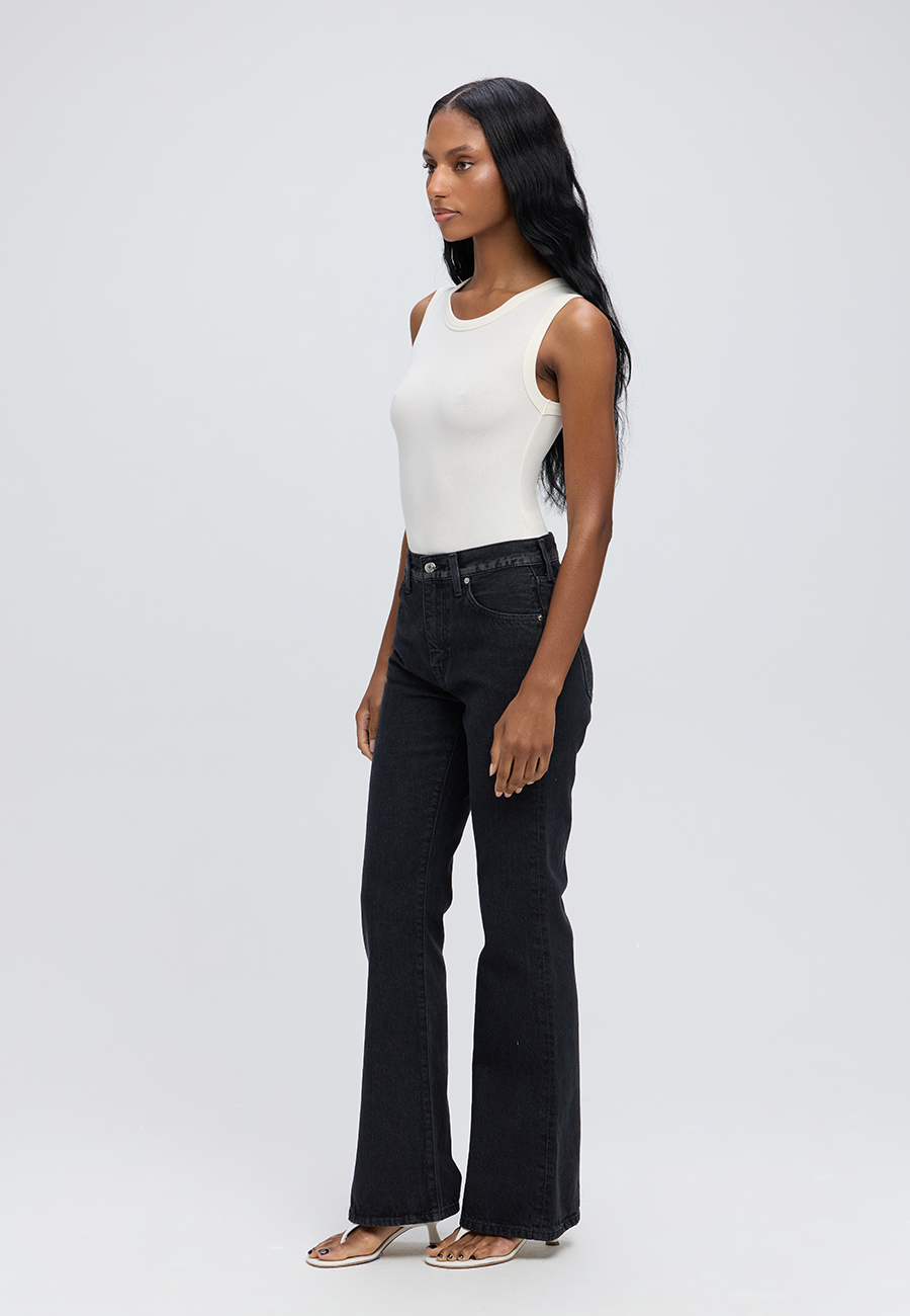 Nina High Rise Flare - Black Creek