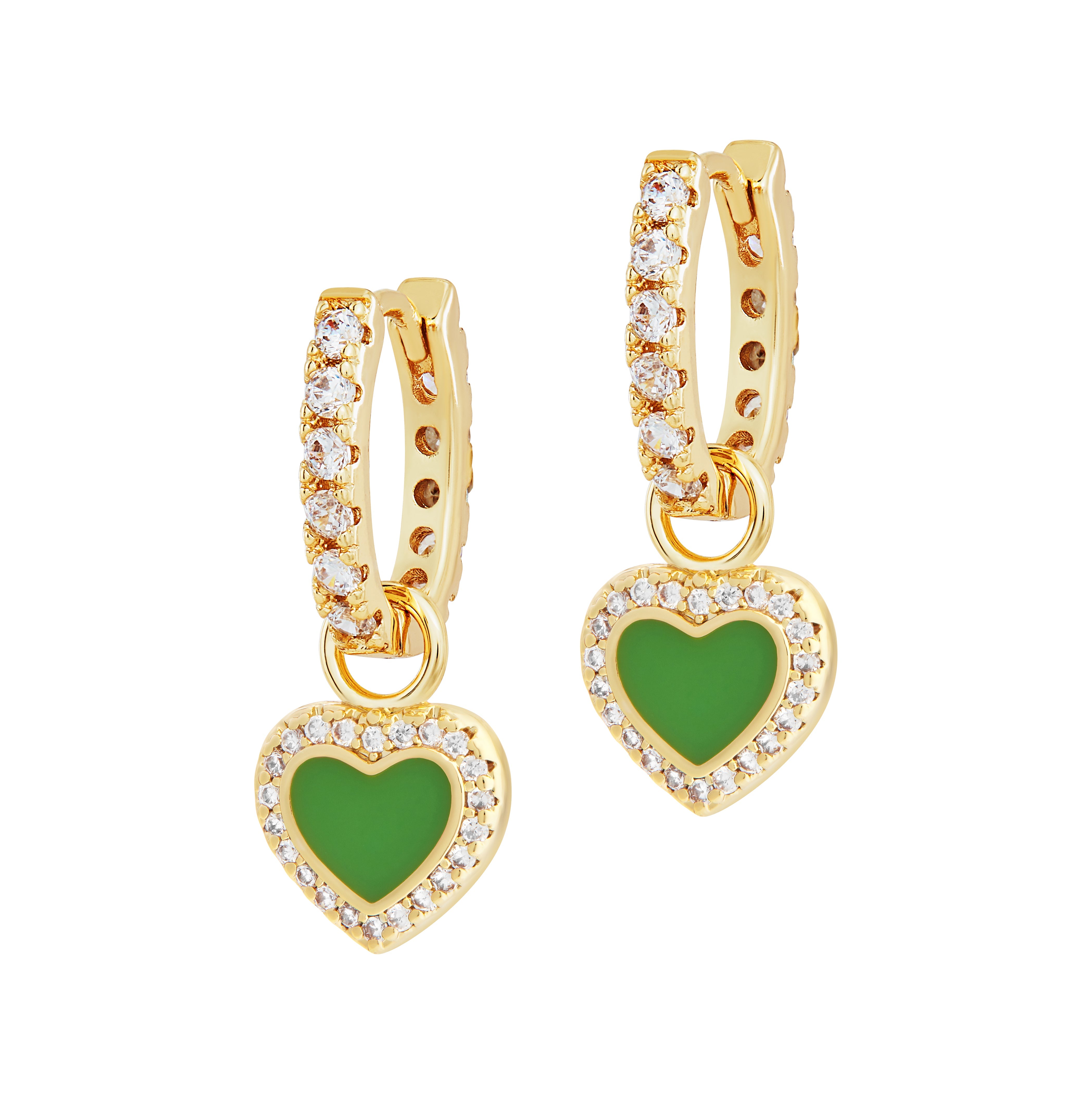 Neon Nights Earrings - Green