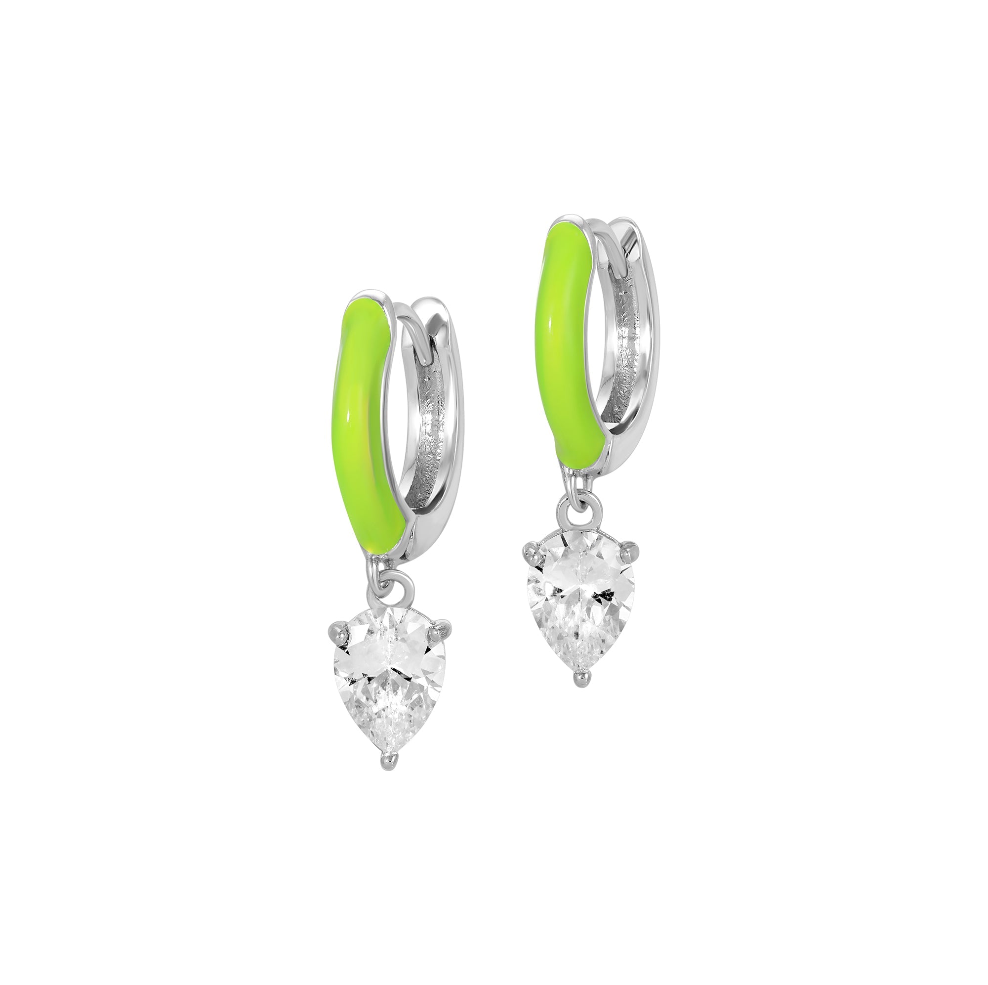Neon Nights Earrings (Neon Green)