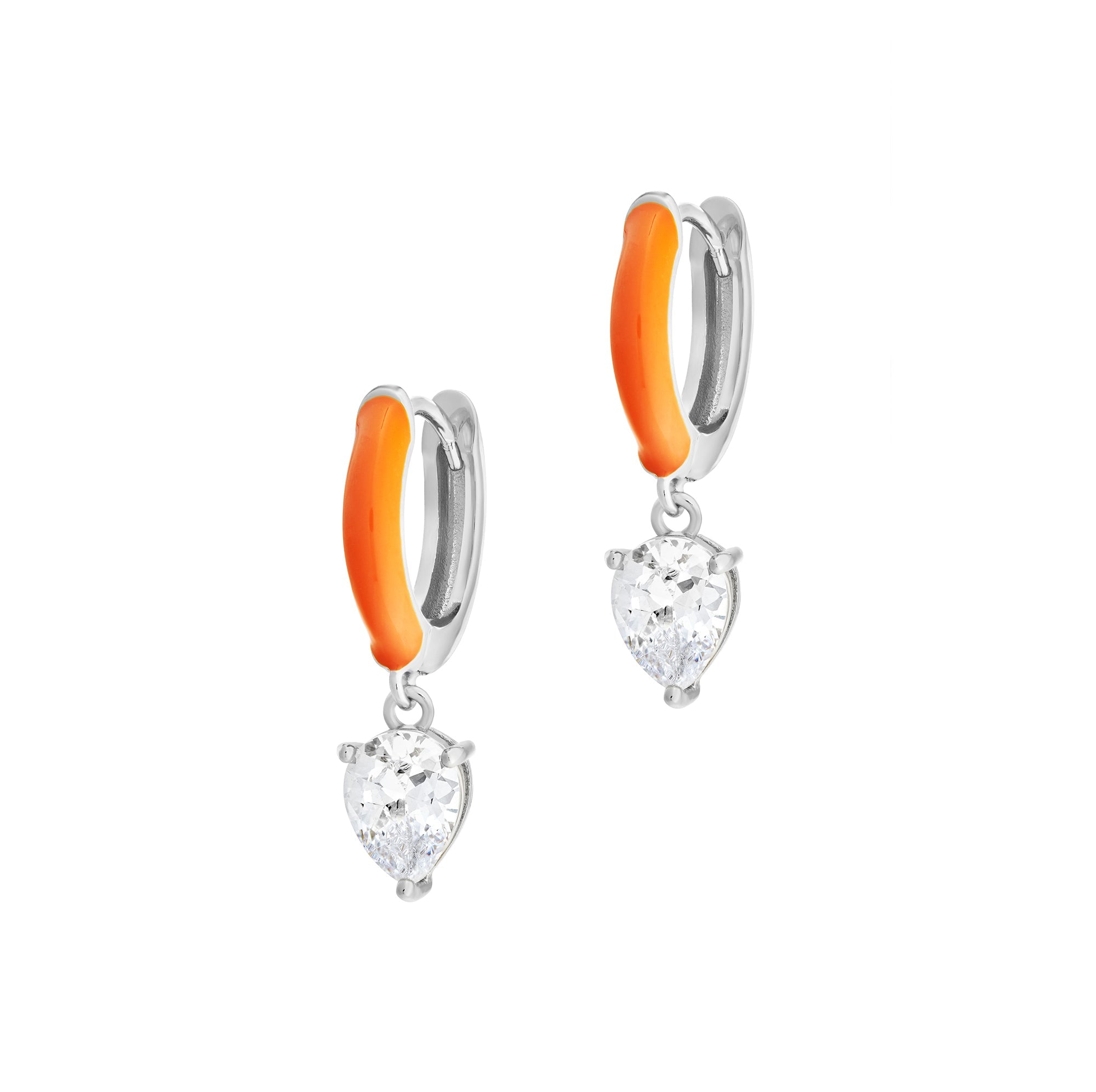 Neon Nights Earrings (Neon Orange)