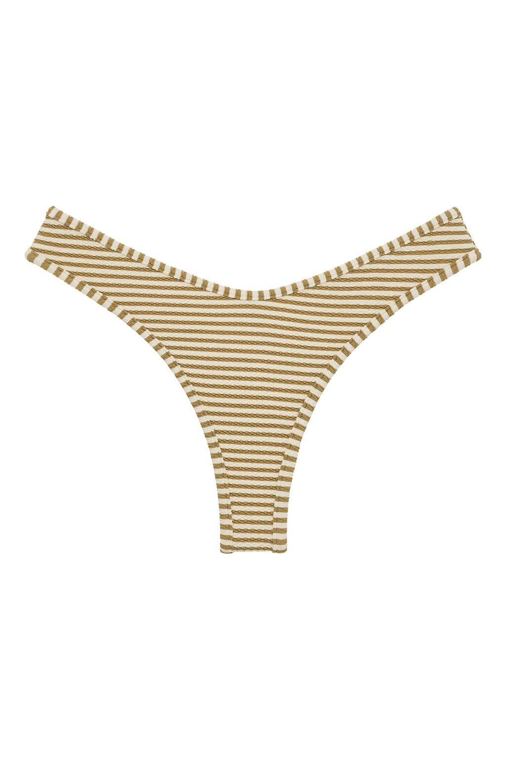 Neutral Stripe Lulu Bikini Bottom
